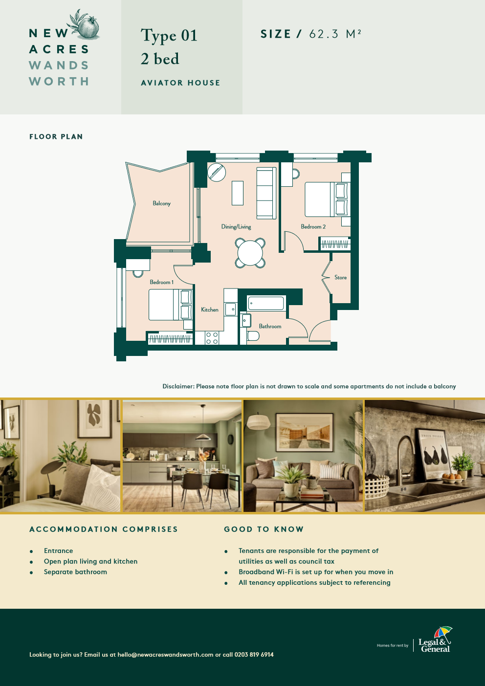 New Acres, Kitemaker House, 3 New Acres Lane, SW18 1EG, London floorplan