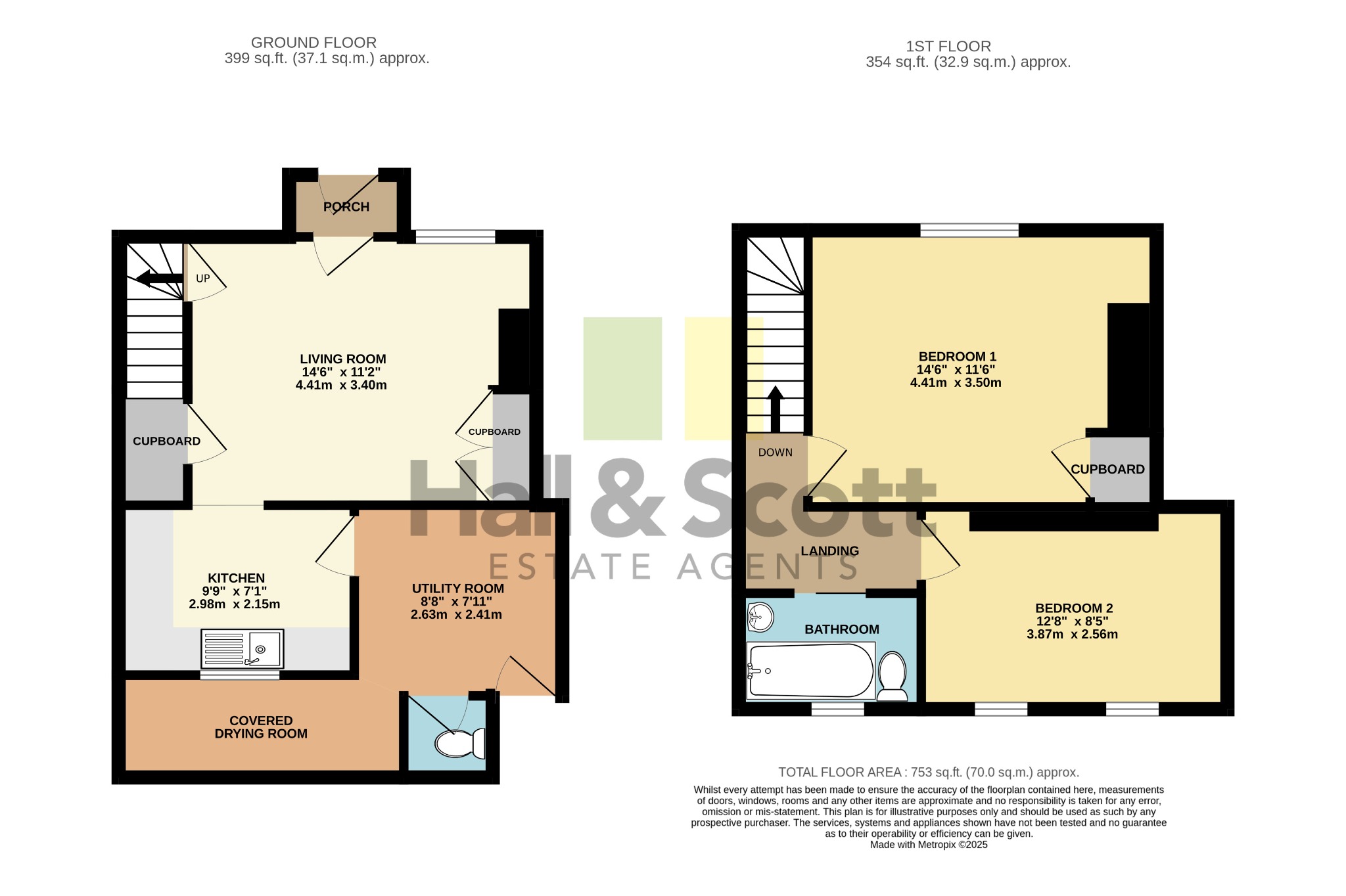 10 New Street, Ottery St Mary floorplan