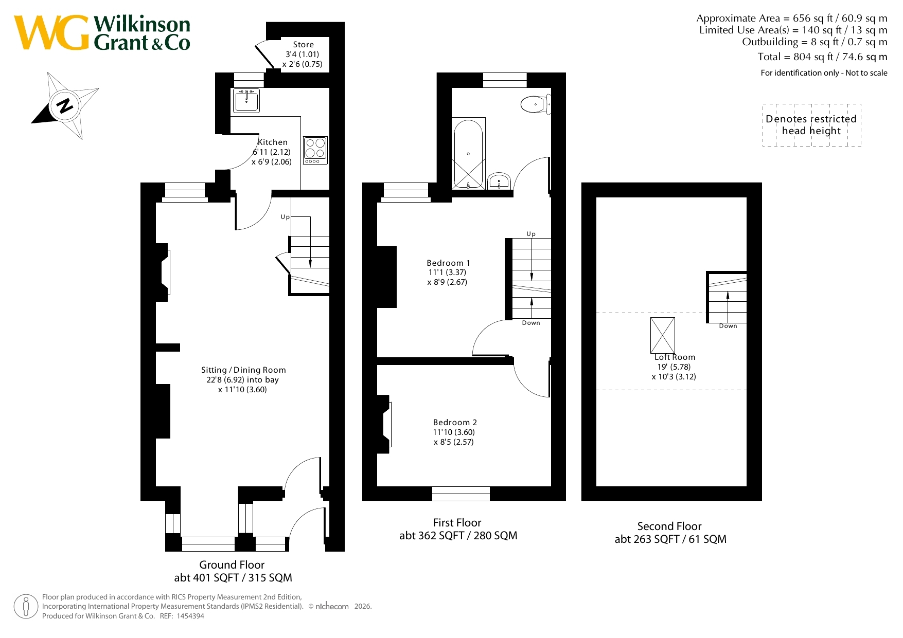 2 Westview Terrace,, Longbrook Lane, Lympstone floorplan