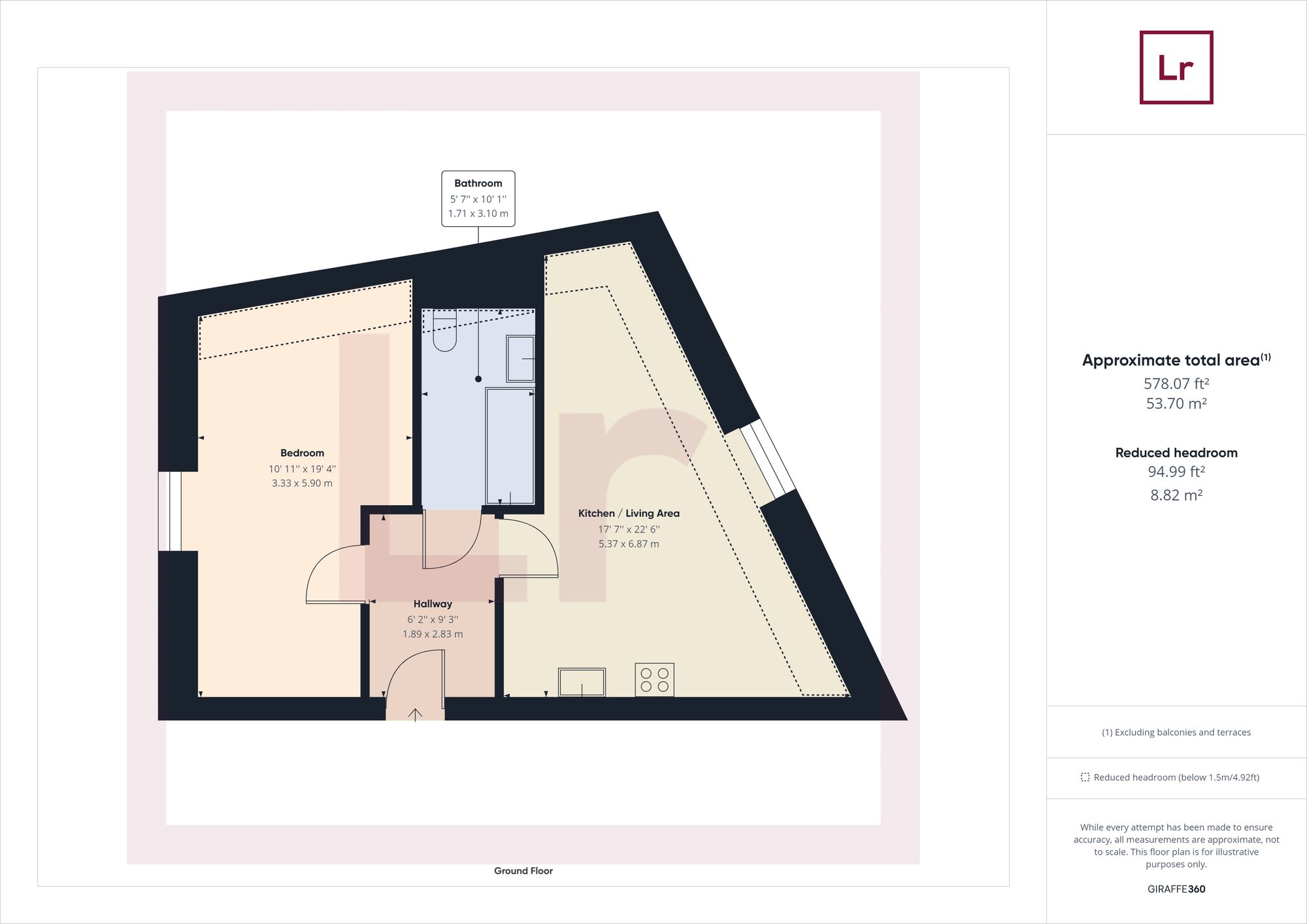 Flat 5, 5 Tapster Street, Barnet floorplan