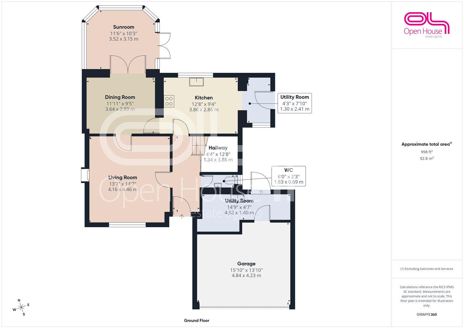 17, Green Road, Stafford floorplan