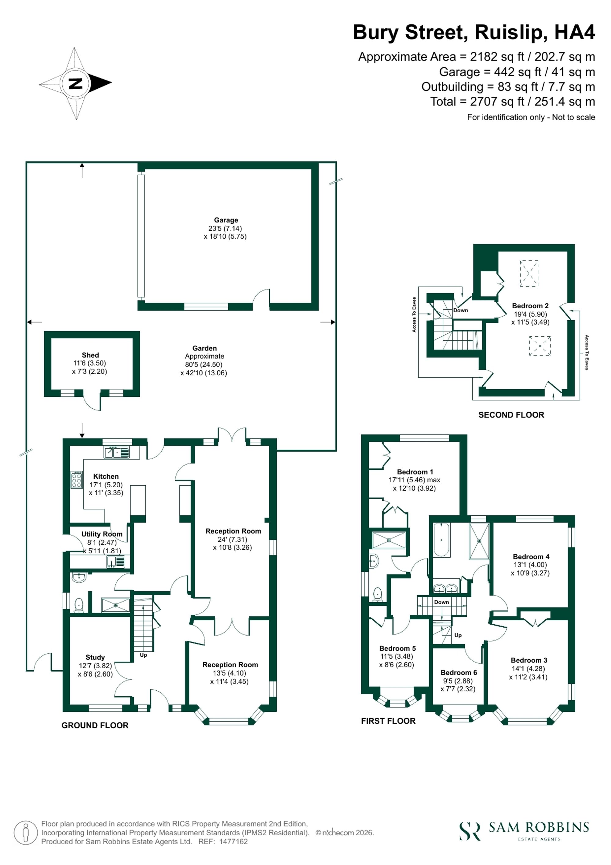 85 Bury Street, Ruislip floorplan