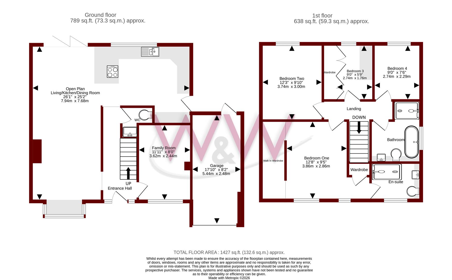 1, Tulip Gardens, Southampton floorplan