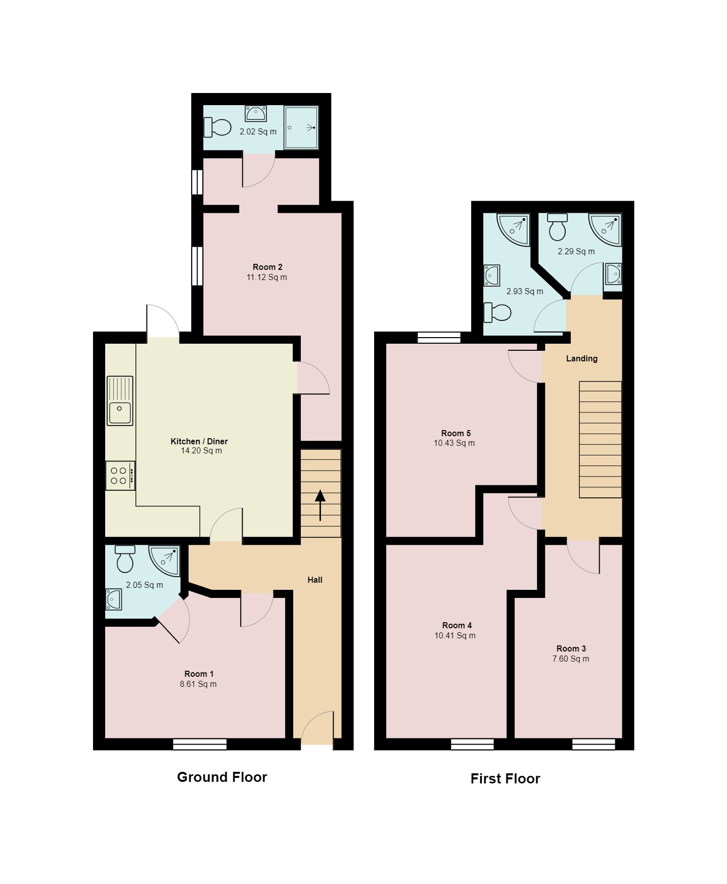 122, Henry Street, Crewe floorplan