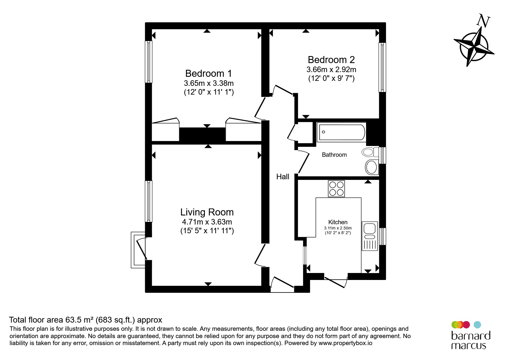 18, Merefield Gardens, Tadworth floorplan
