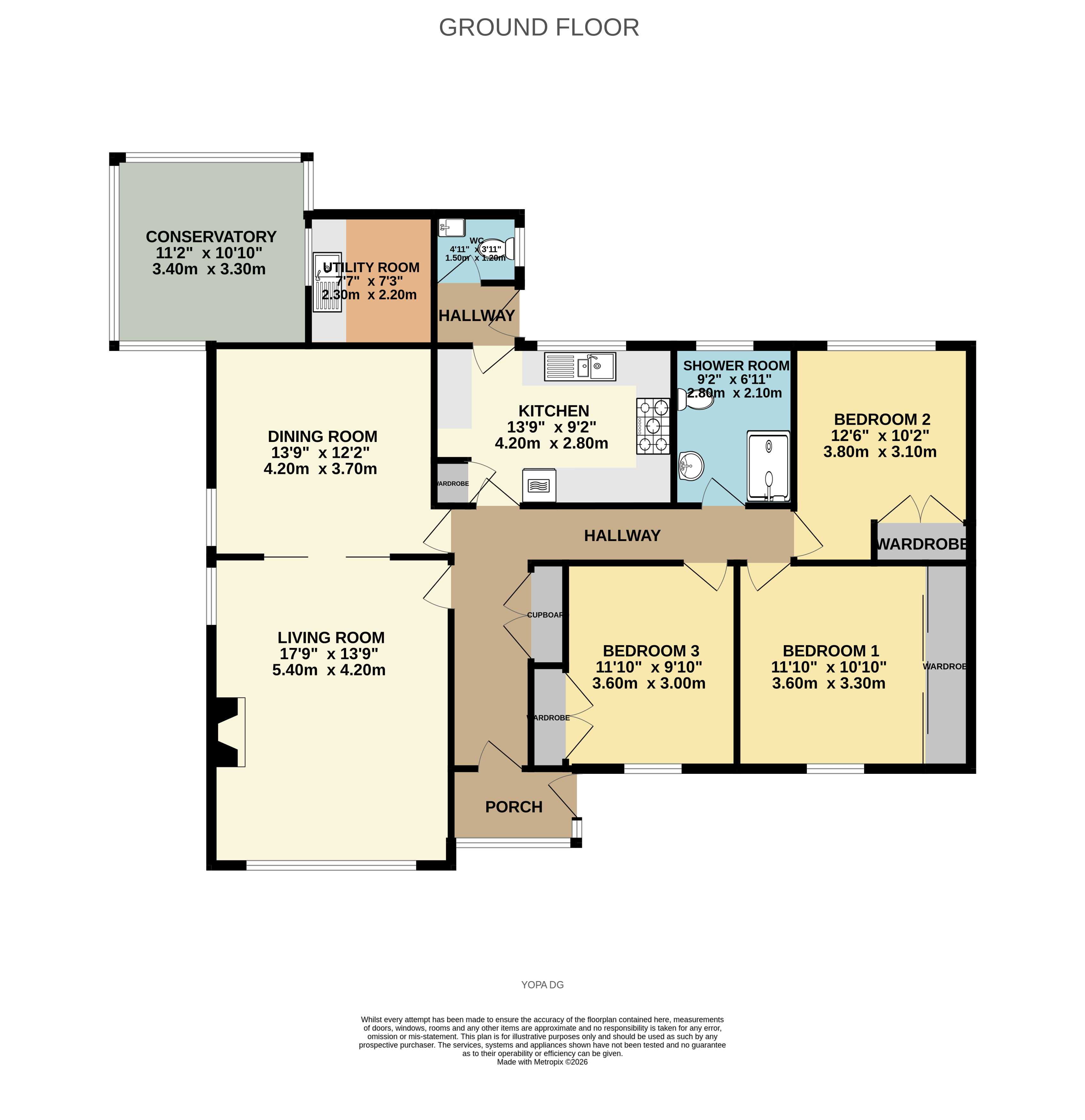 25, West Acres, Lockerbie floorplan