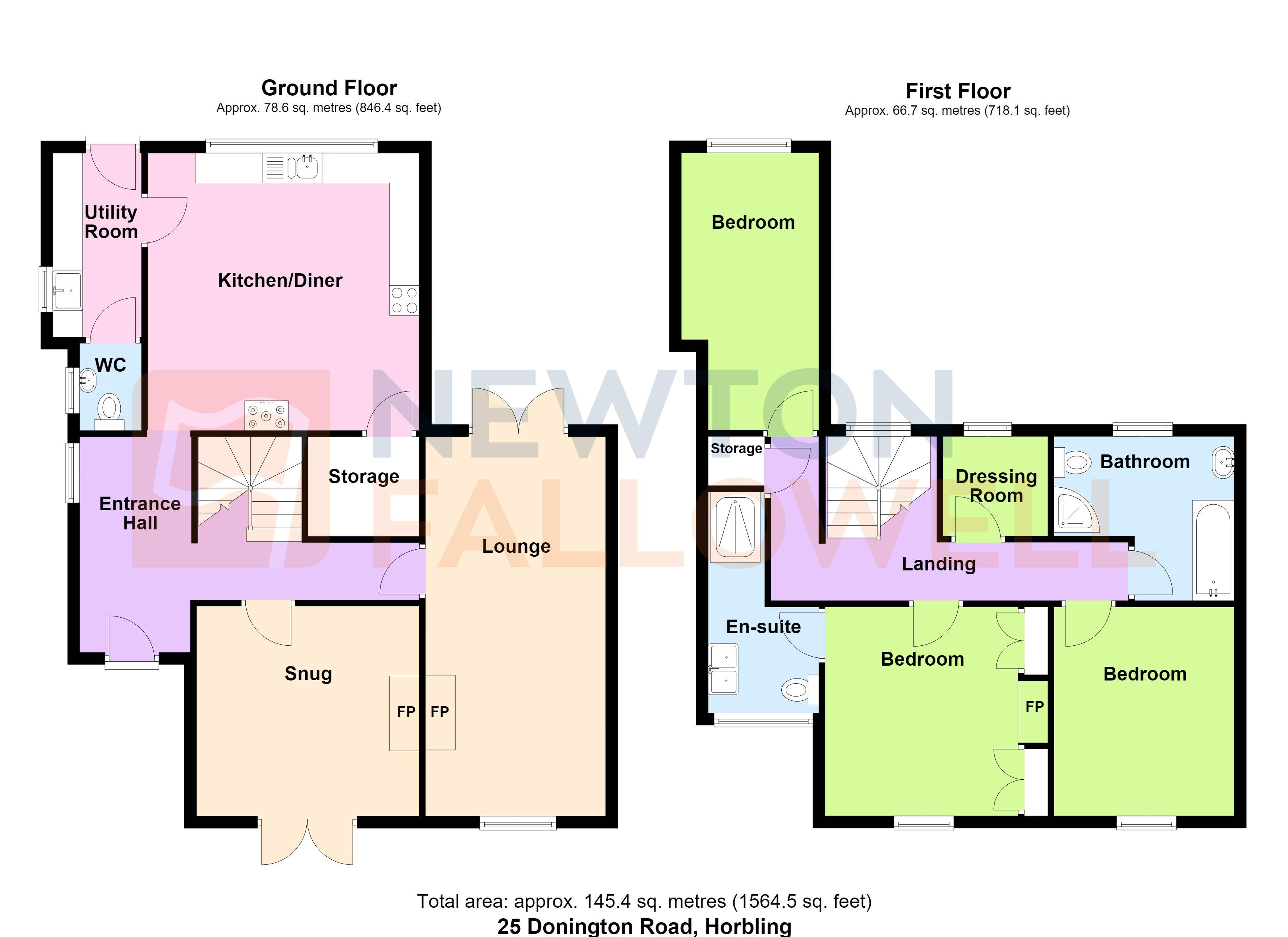 25, Donington Road, Horbling floorplan