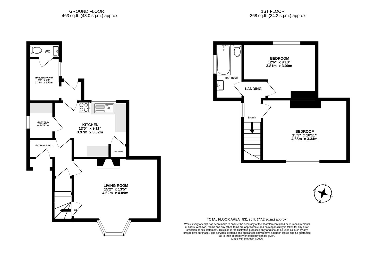Forton Hill, Andover floorplan