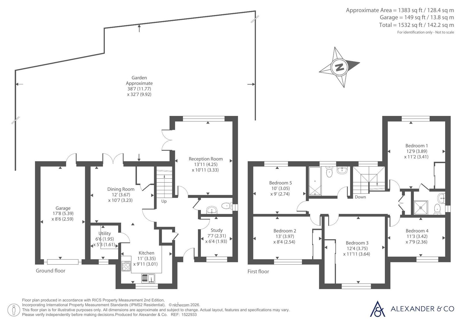 9, Brambles Edge, Dunstable floorplan