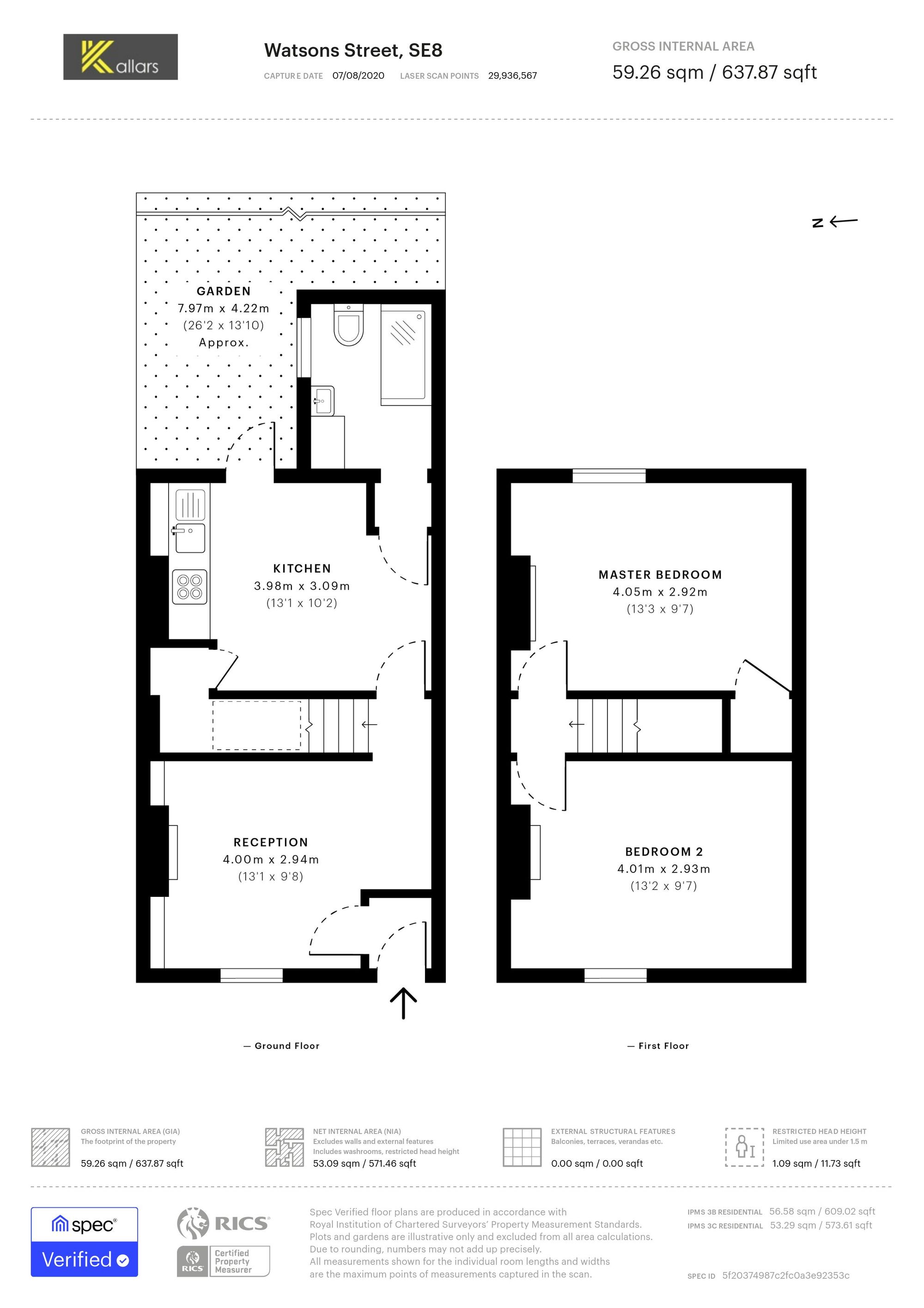3 Watsons Street, London floorplan