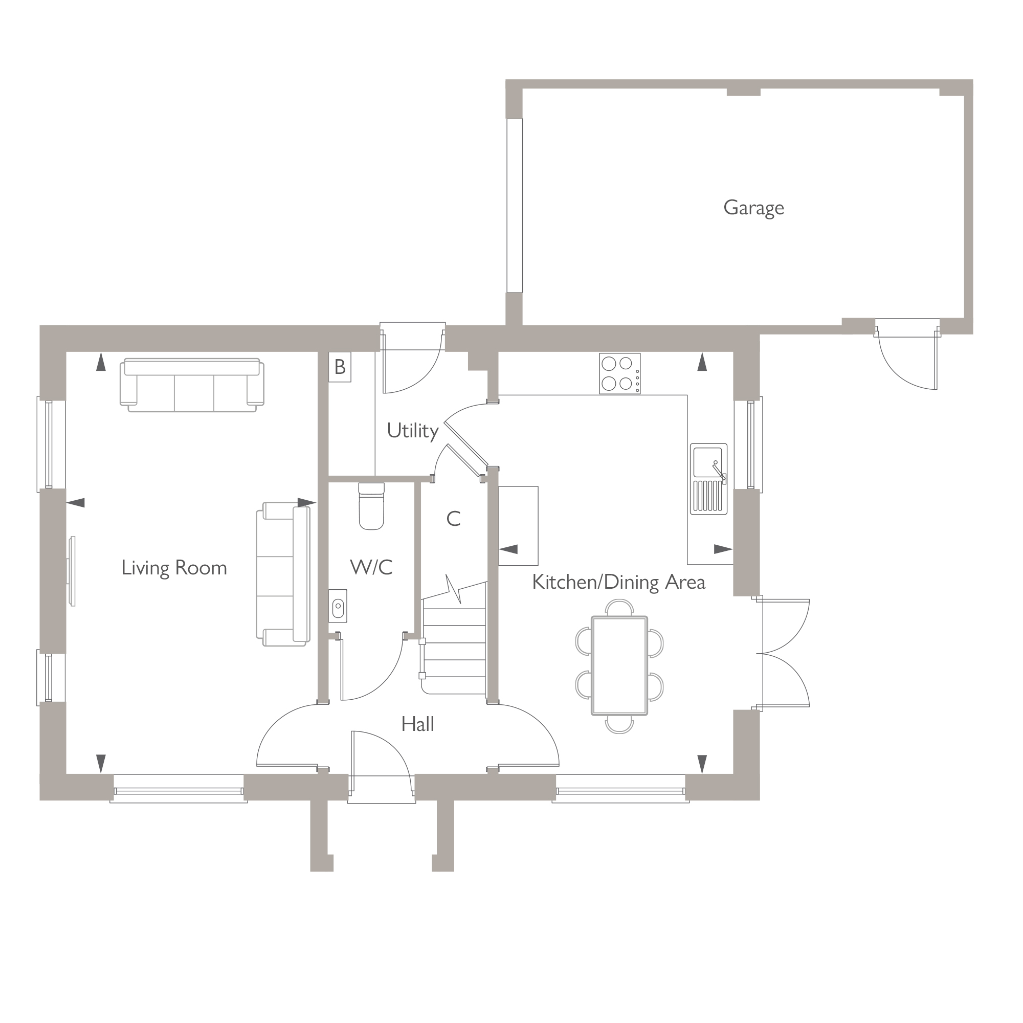 Plot 65 - The Moulsford, Buzzard Mead, Wallingford floorplan