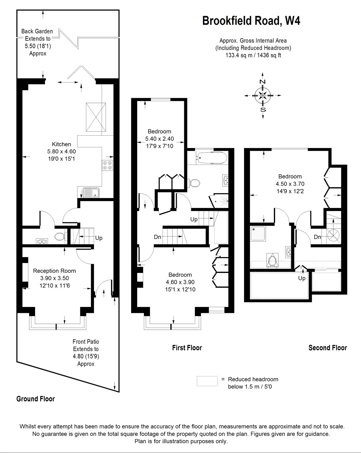 3 Bedrooms Semi-detached house to rent in Brookfield Road, Chiswick, London W4