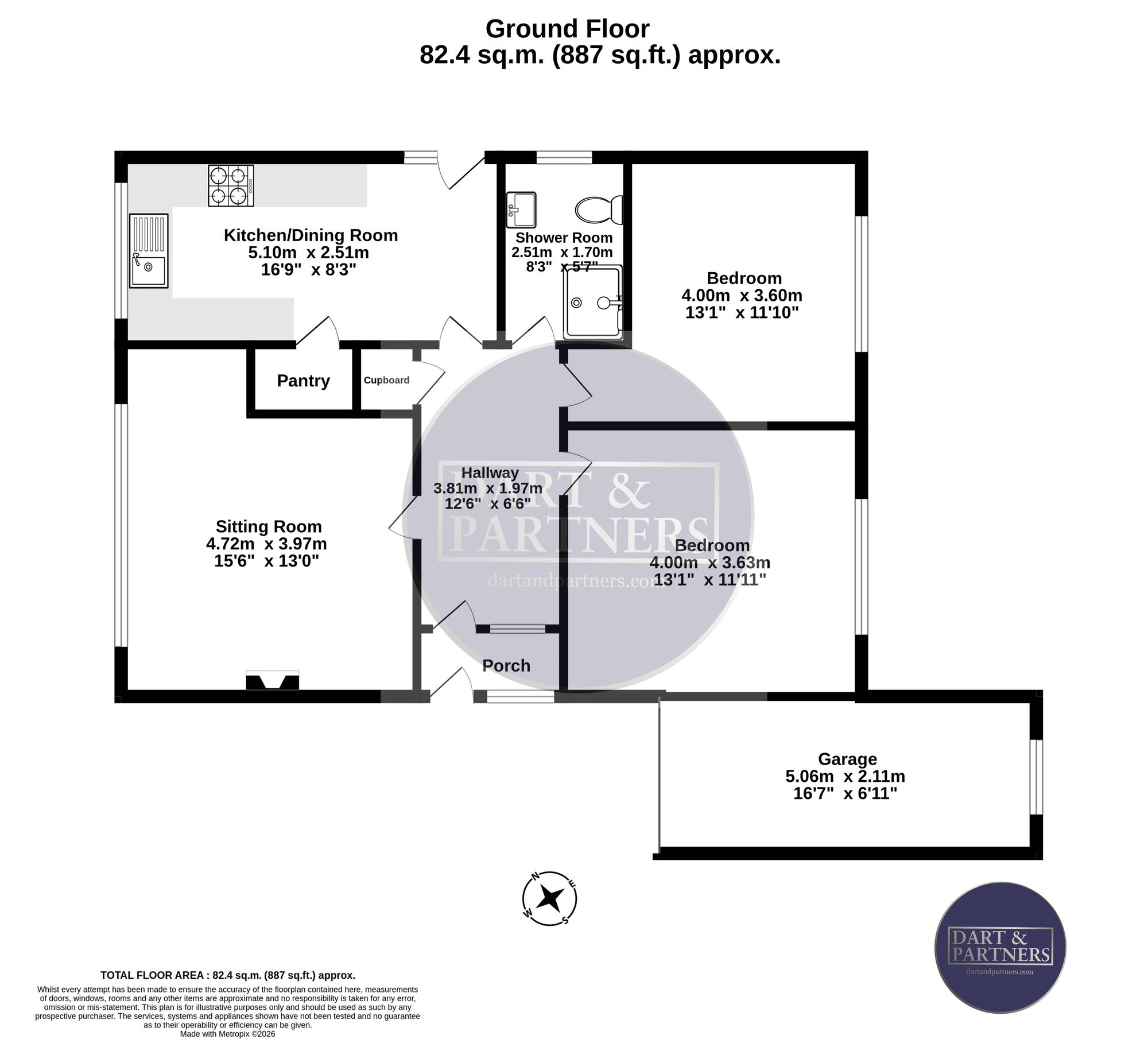 68 Grange Park, Teignmouth floorplan