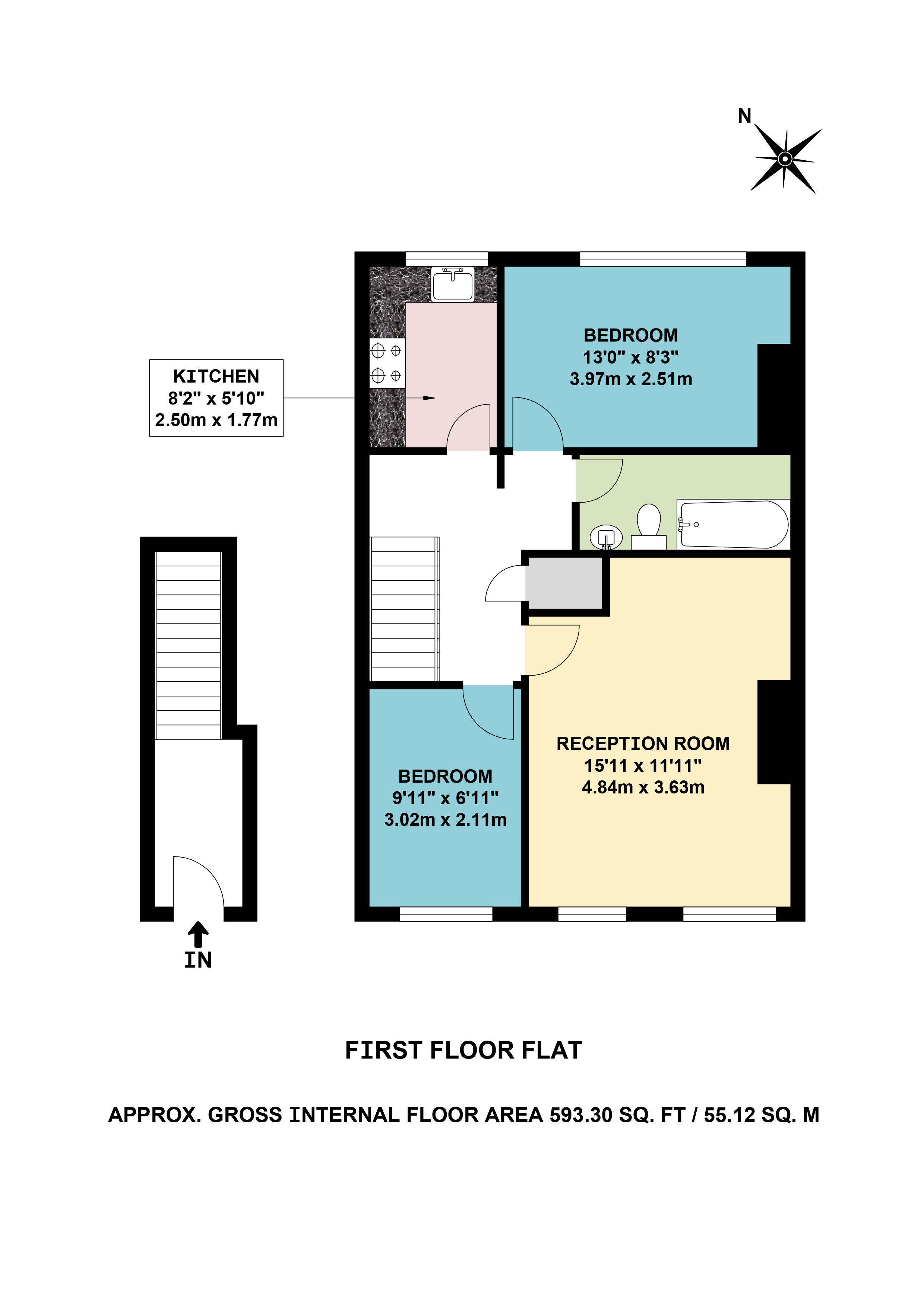 2 Bedrooms Maisonette for sale in Clare Road, Greenford UB6