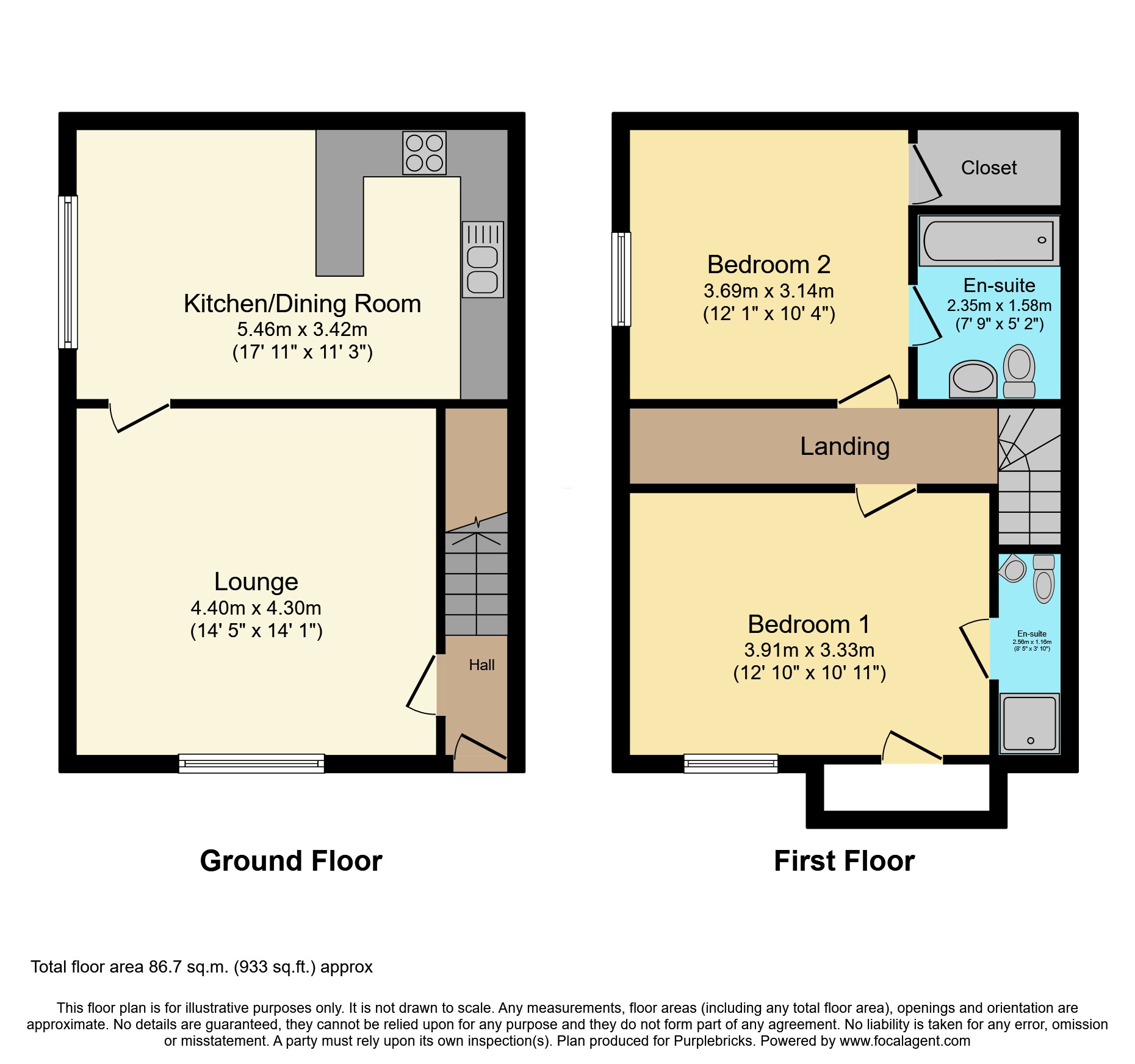 3 Glan Y Wern, Dolywern, Llangollen floorplan