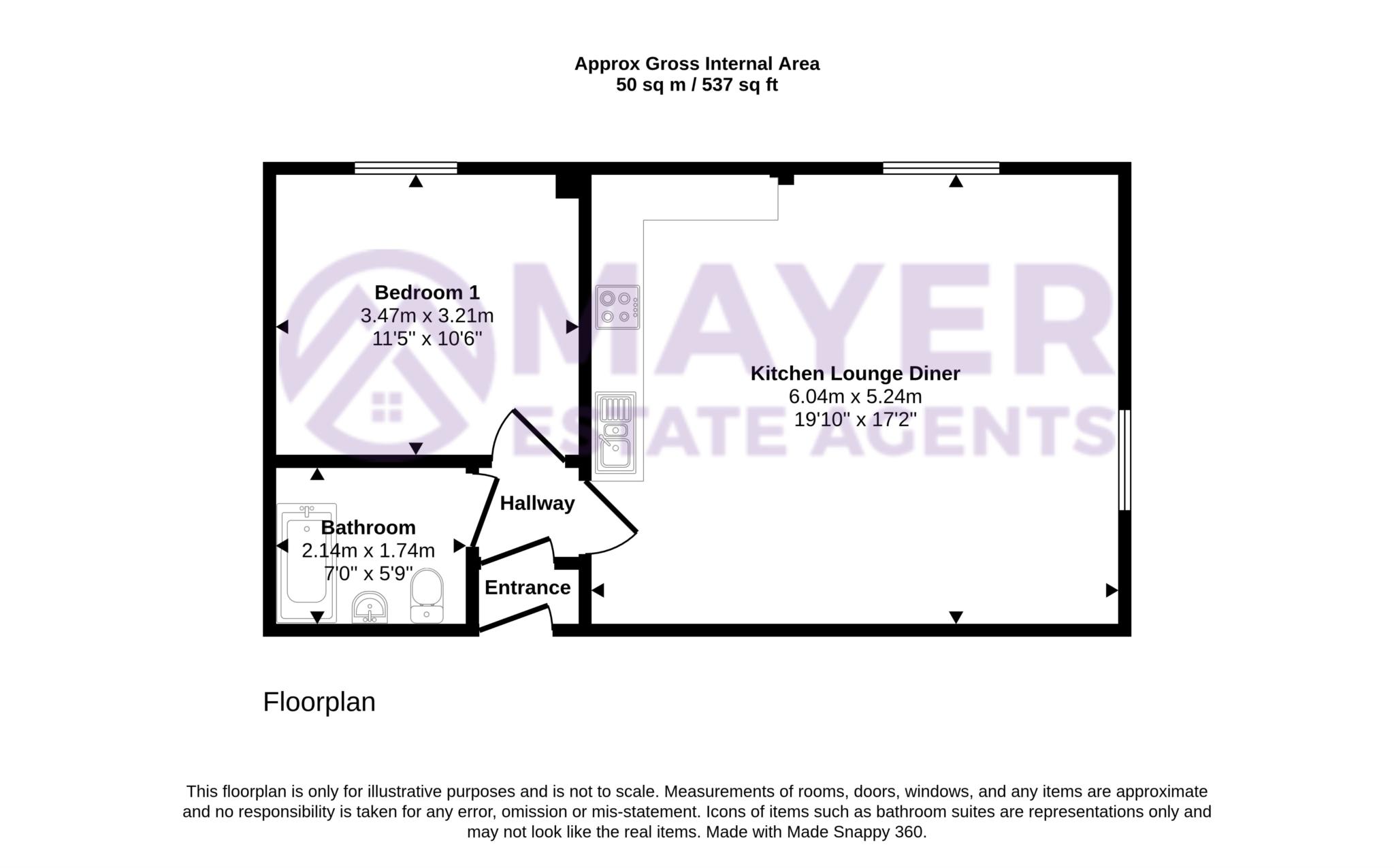Barne Road, Plymouth floorplan