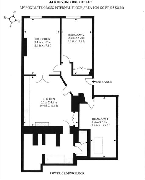 2 Bedrooms Flat to rent in Devonshire Street, Marylebone W1G