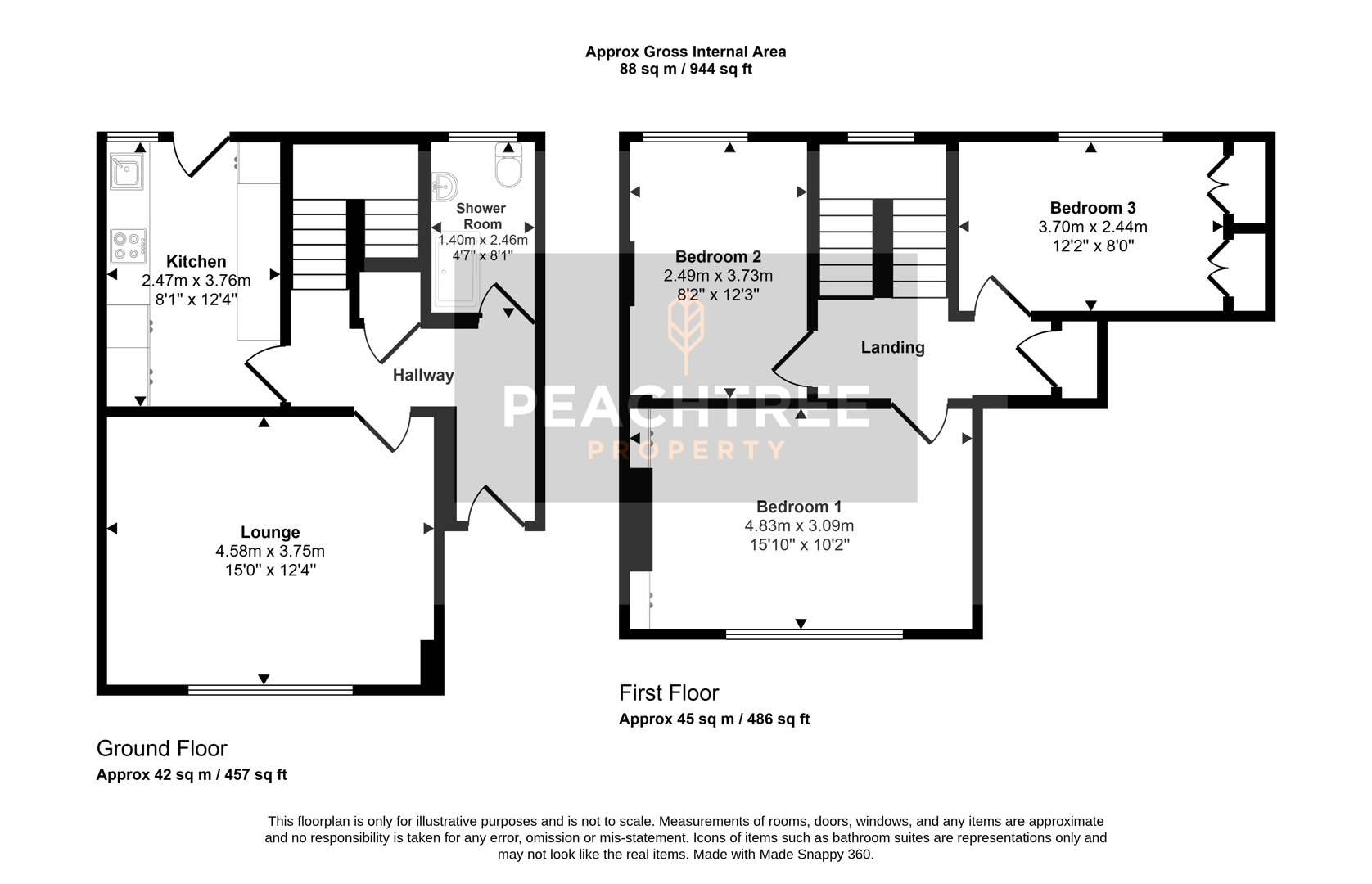 28, Rosshill Avenue, Glasgow floorplan