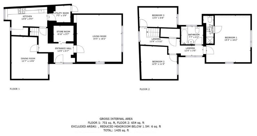 Spring Cottage, The Dale, Bonsall floorplan
