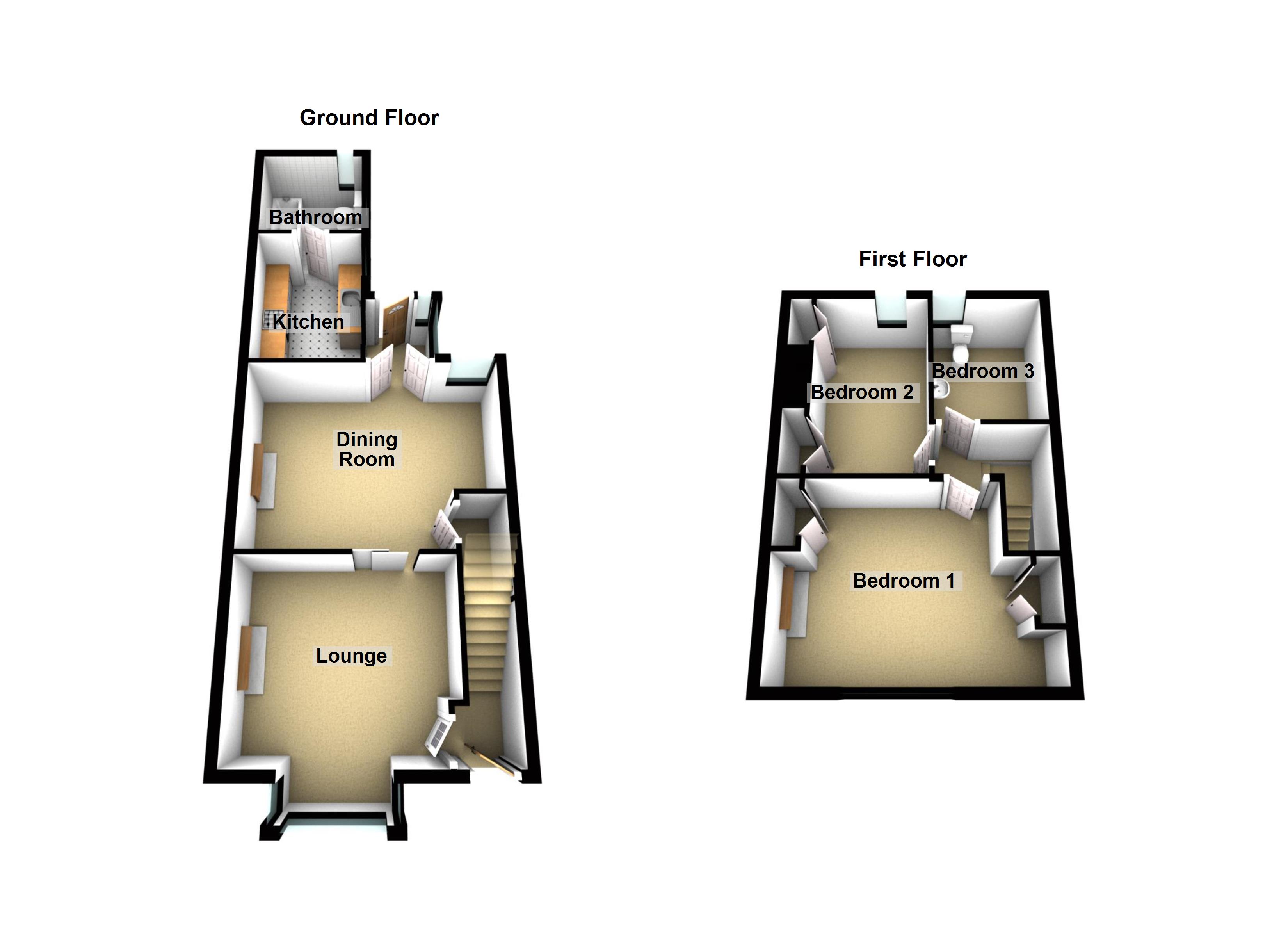 3 Bedrooms Terraced house for sale in Avon Street, Walney, Barrow-In-Furness LA14