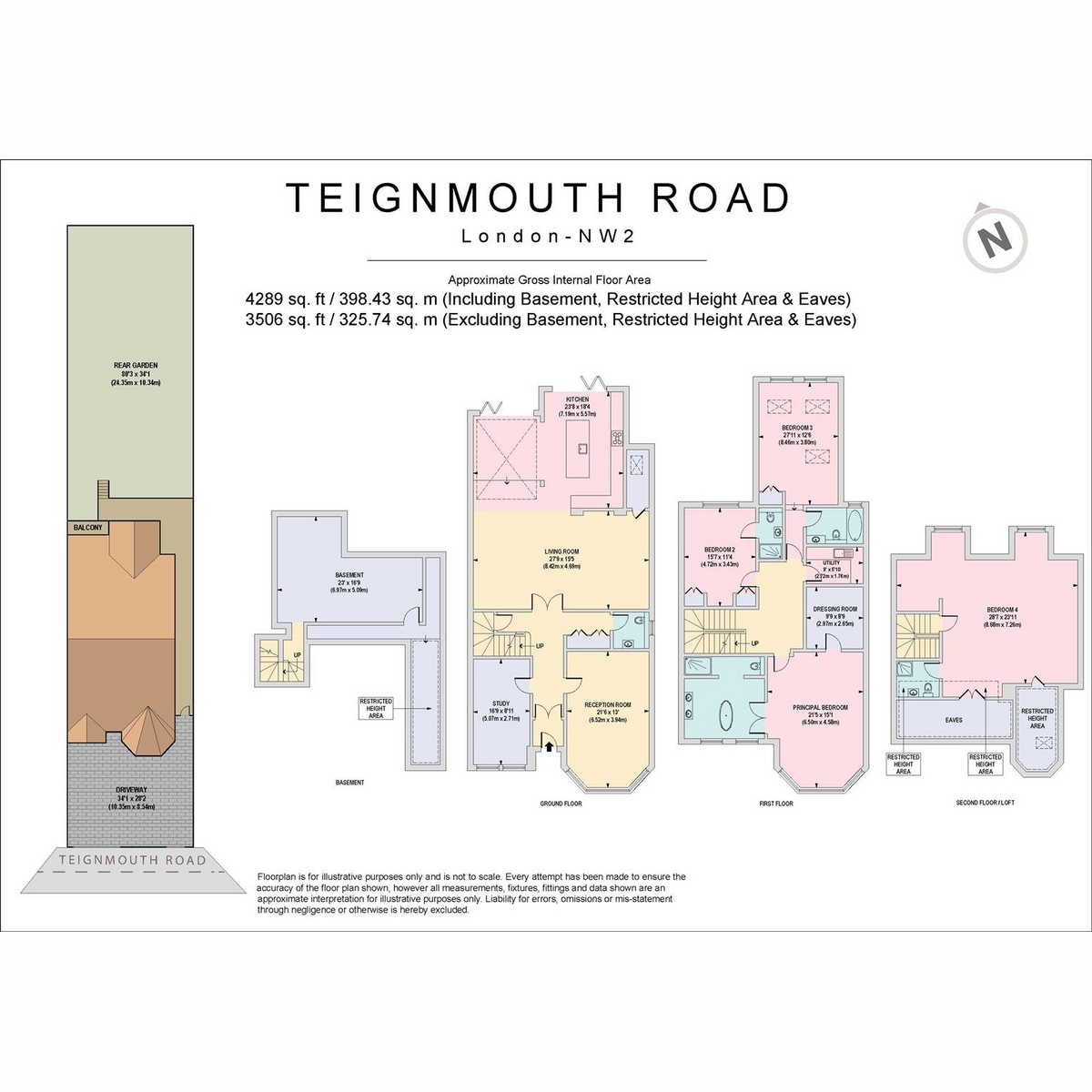 24, Teignmouth Road, London floorplan