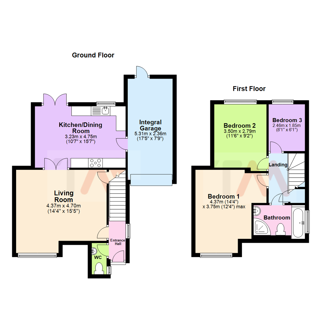 3 Bedrooms Semi-detached house for sale in Partridge Piece, Sandy SG19