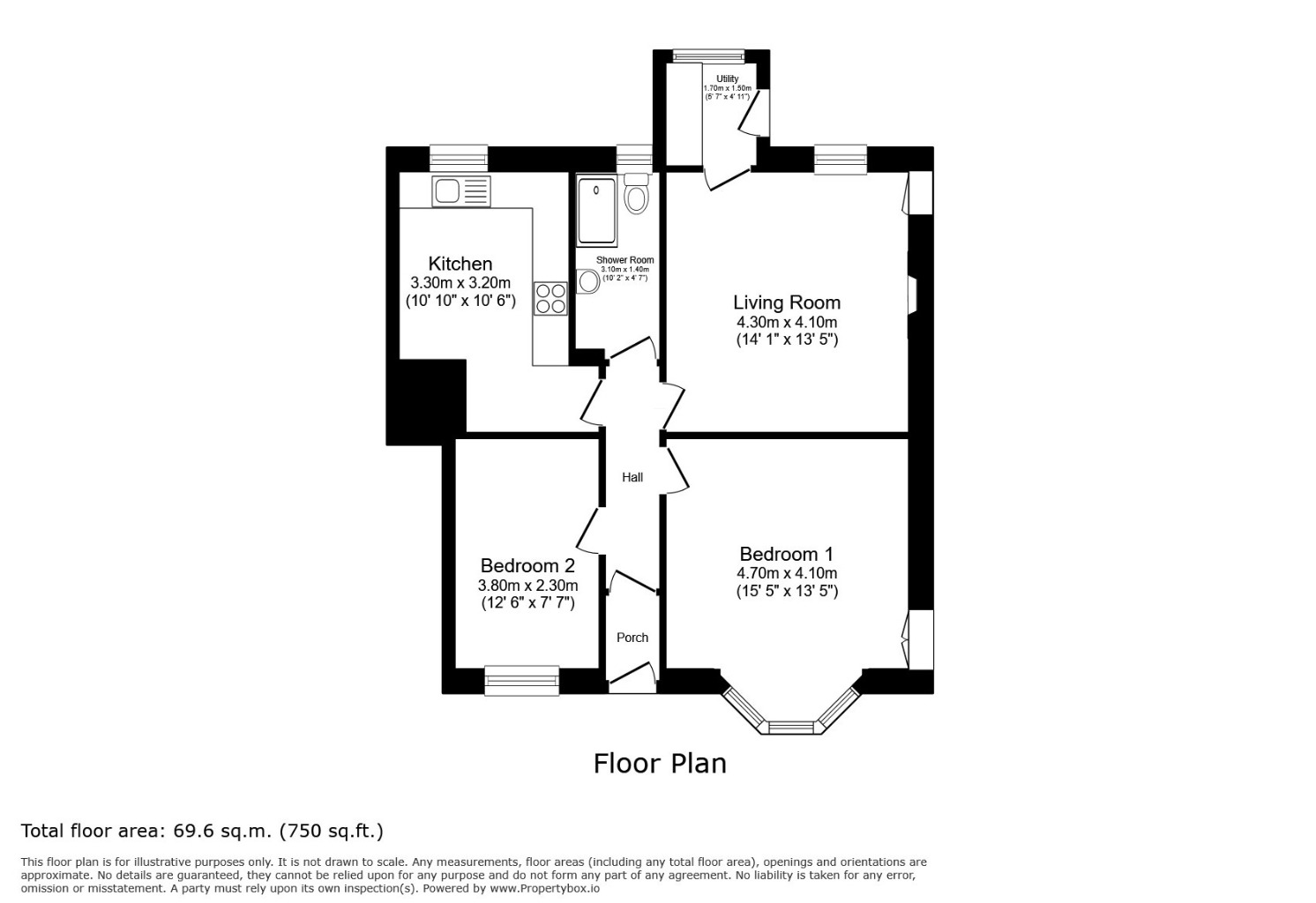 54, Pottery Street, Kirkcaldy floorplan