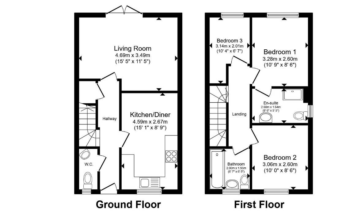 5, Nassington Way, Lincolnshire floorplan