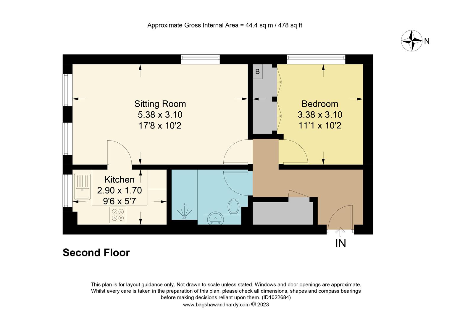 24, Beatrice Lodge, Oxted floorplan