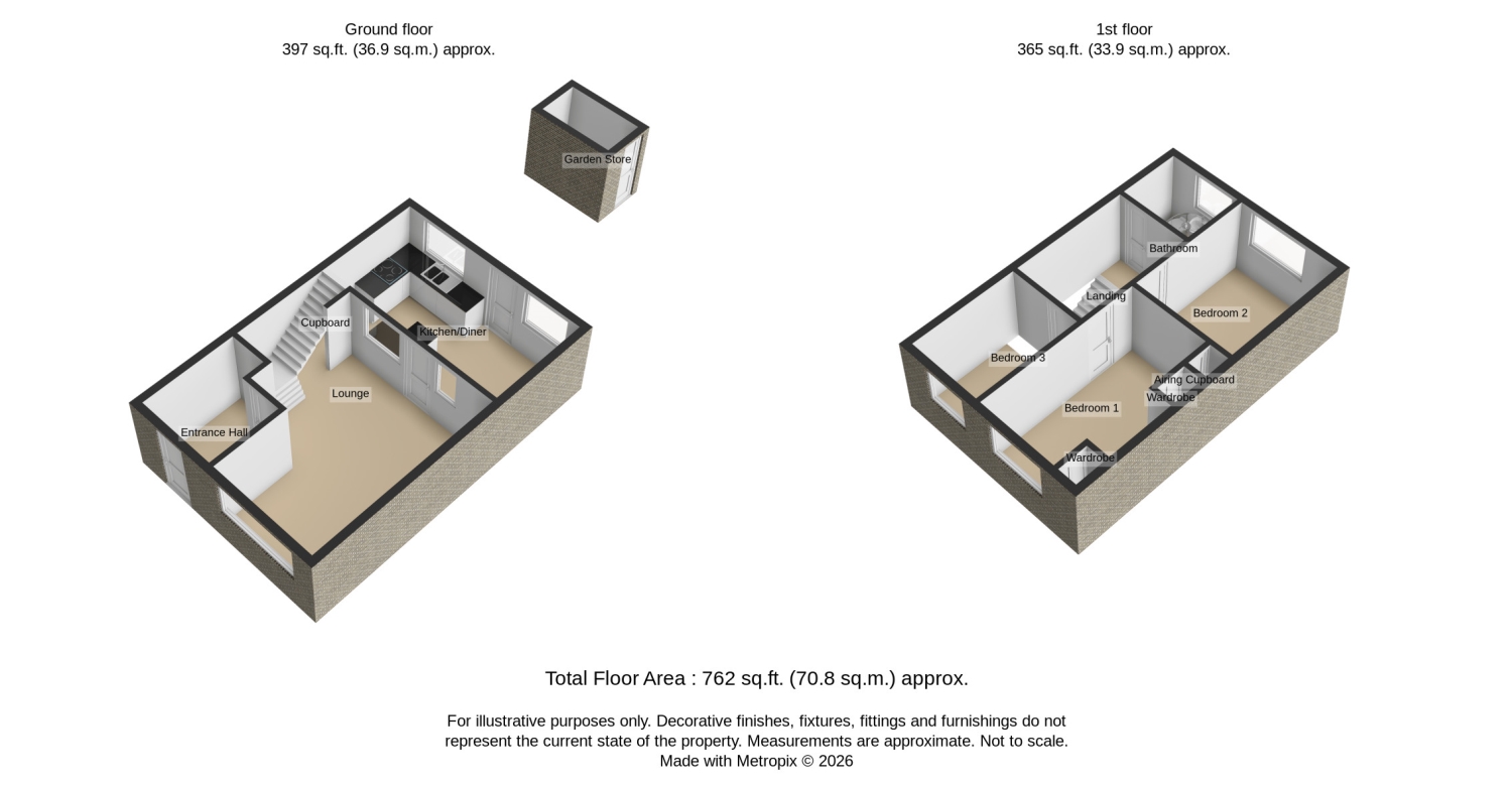 12, Hillingford Way, Grantham floorplan