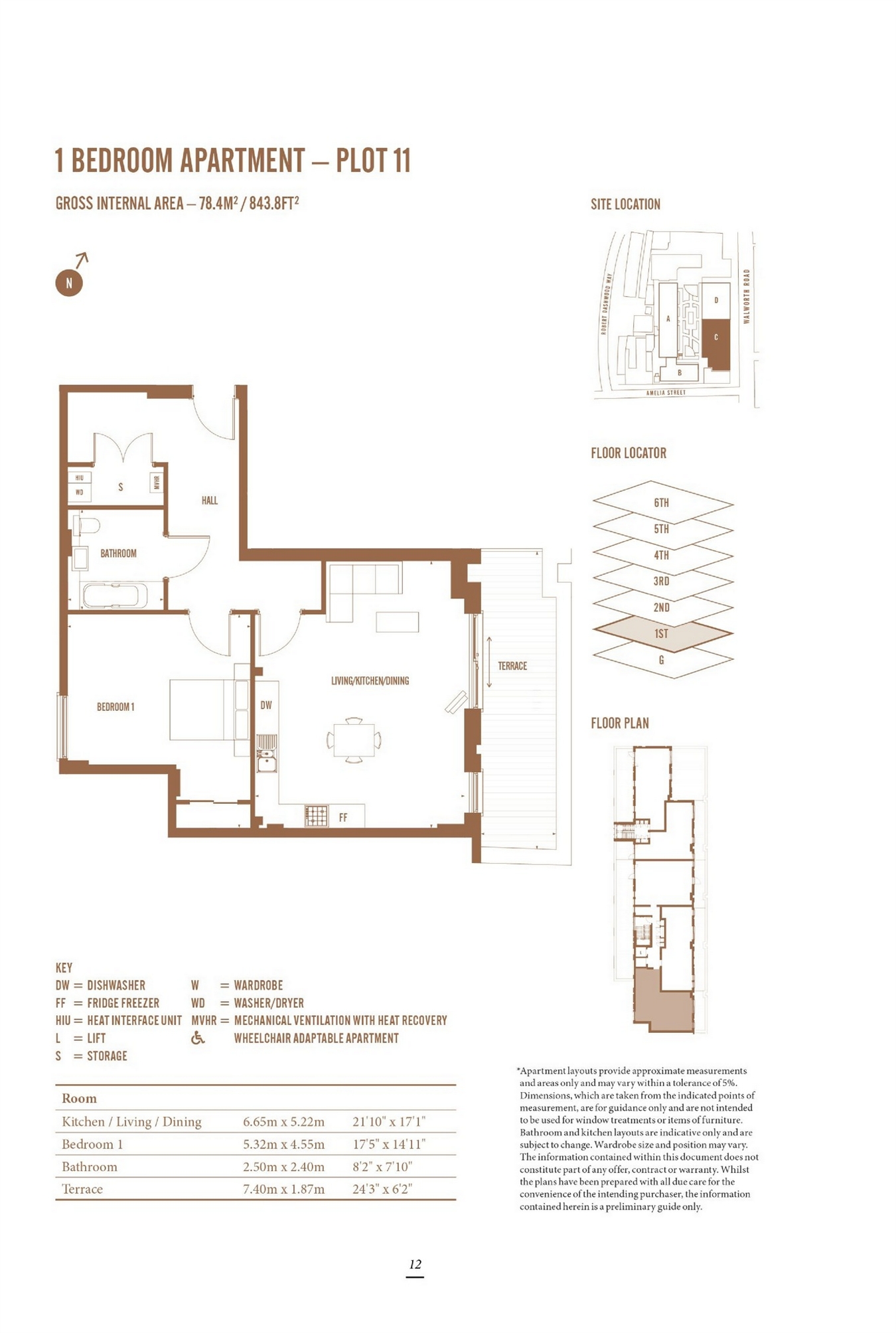 1 Bedrooms Flat for sale in The Levers, 2-16 Amelia Street, London SE1