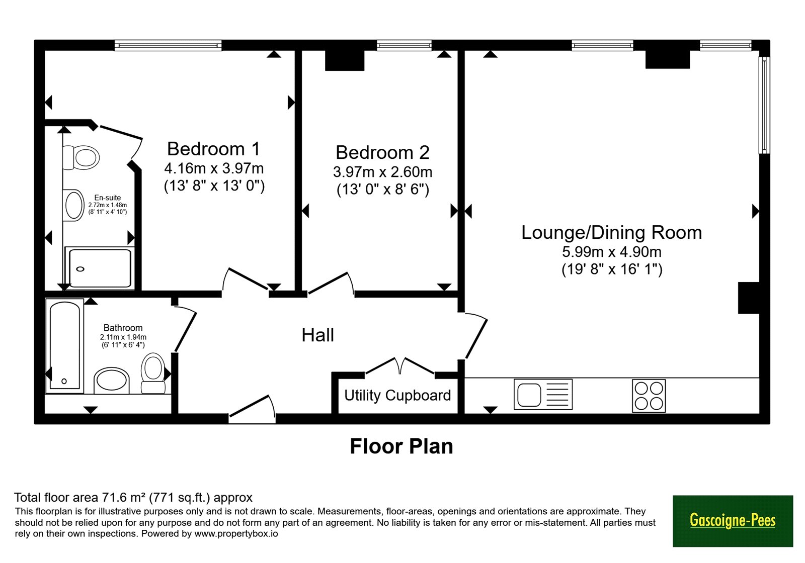 415 Skyline Plaza,, Alencon Link, Hampshire floorplan