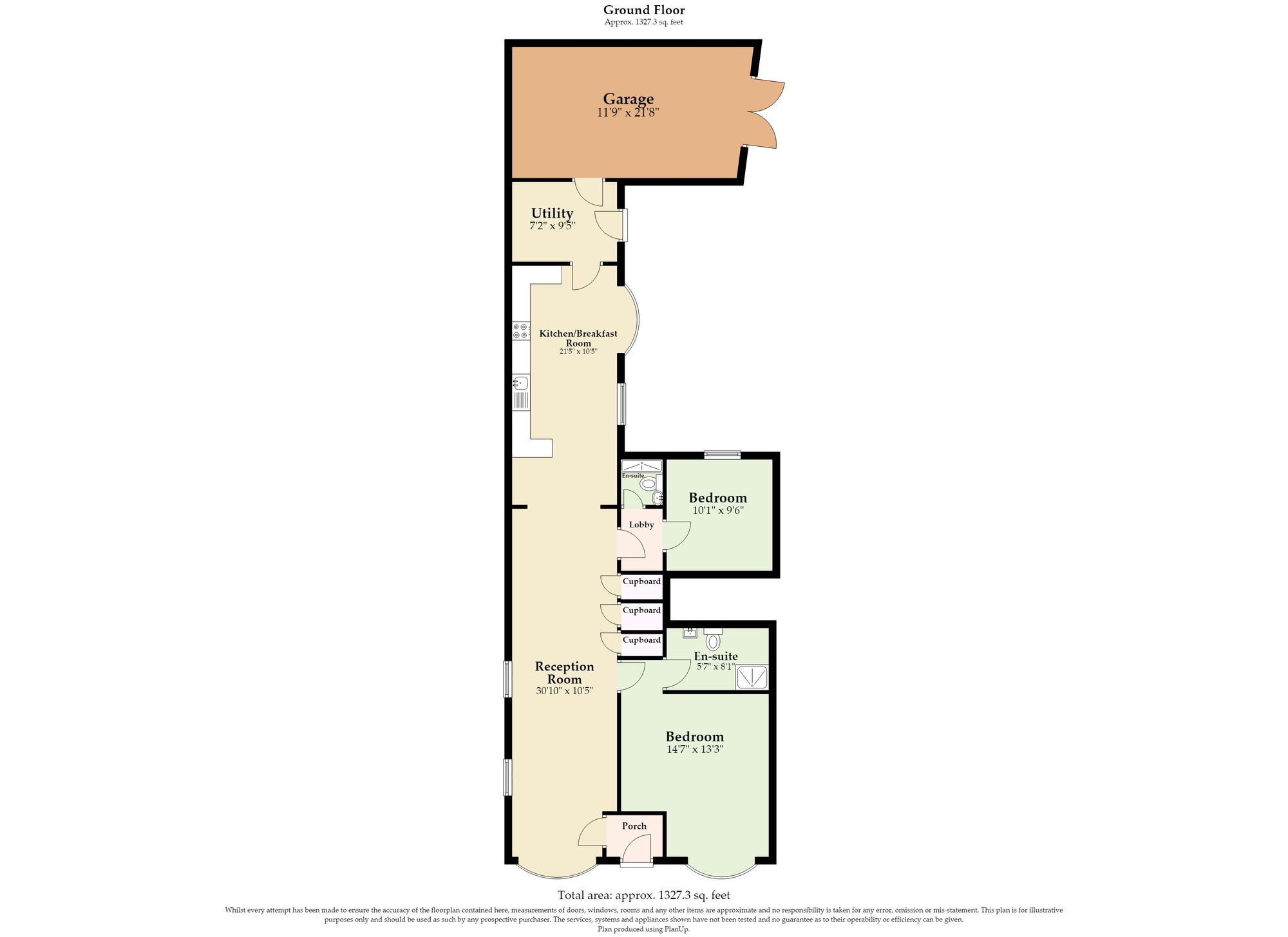 Flat 1 & 2, High Street, Mundesley, Norwich floorplan