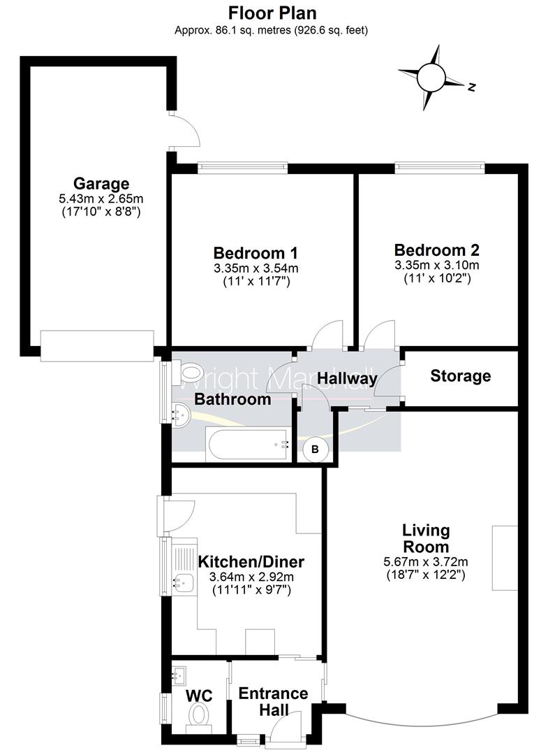 10, Pendle Close, Crewe floorplan