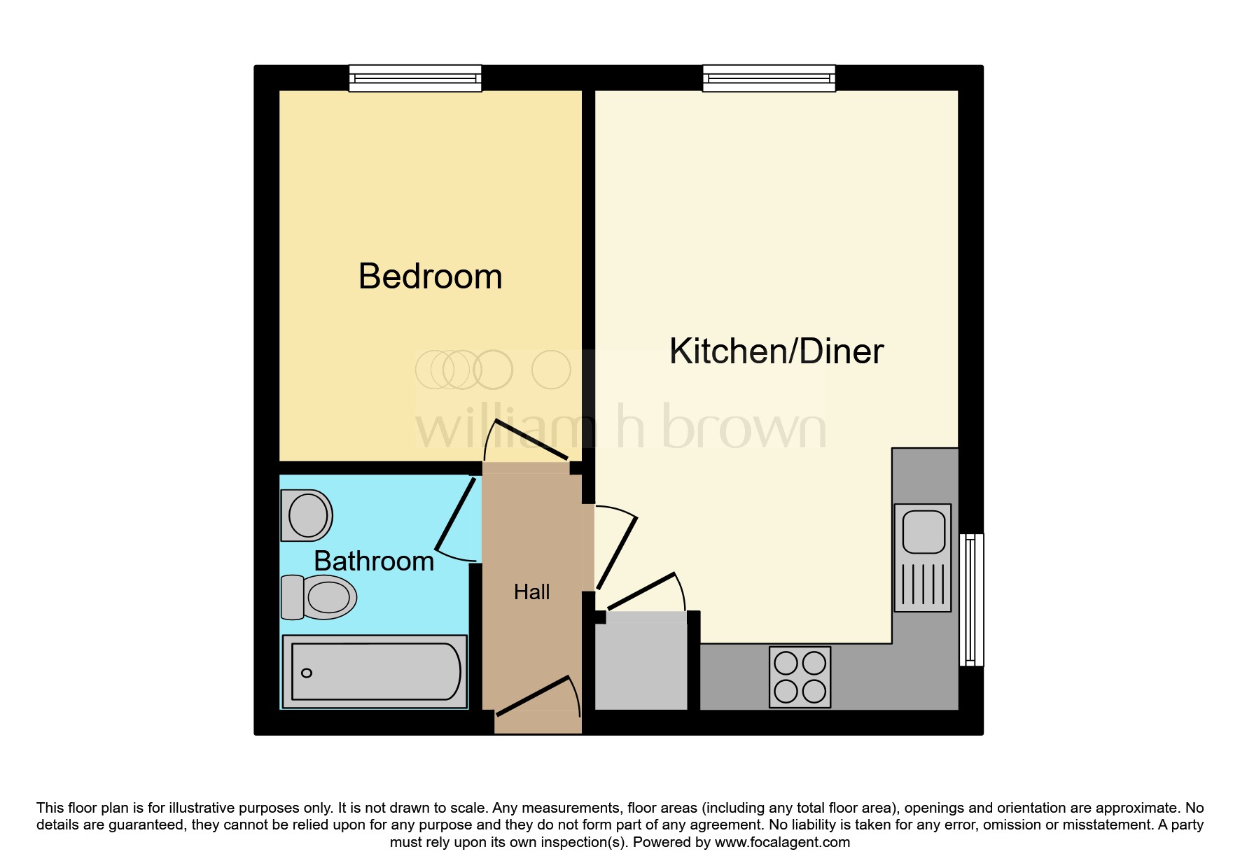 Apartment 14, Philip Larkin House, 8-10, The Avenue, Bedford floorplan