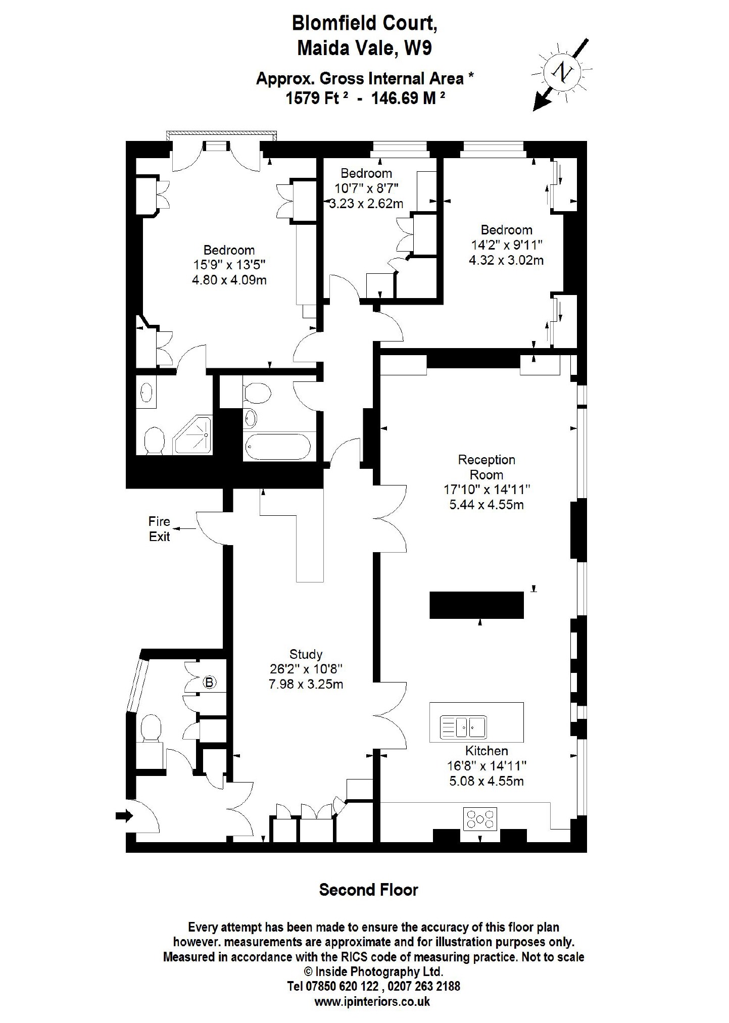 3 Bedrooms Flat to rent in Maida Vale, Maida Vale W9