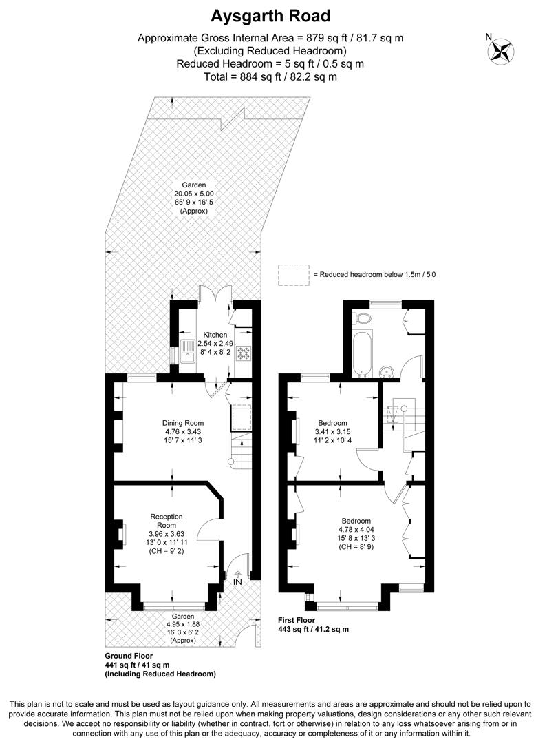 24, Aysgarth Road, London floorplan