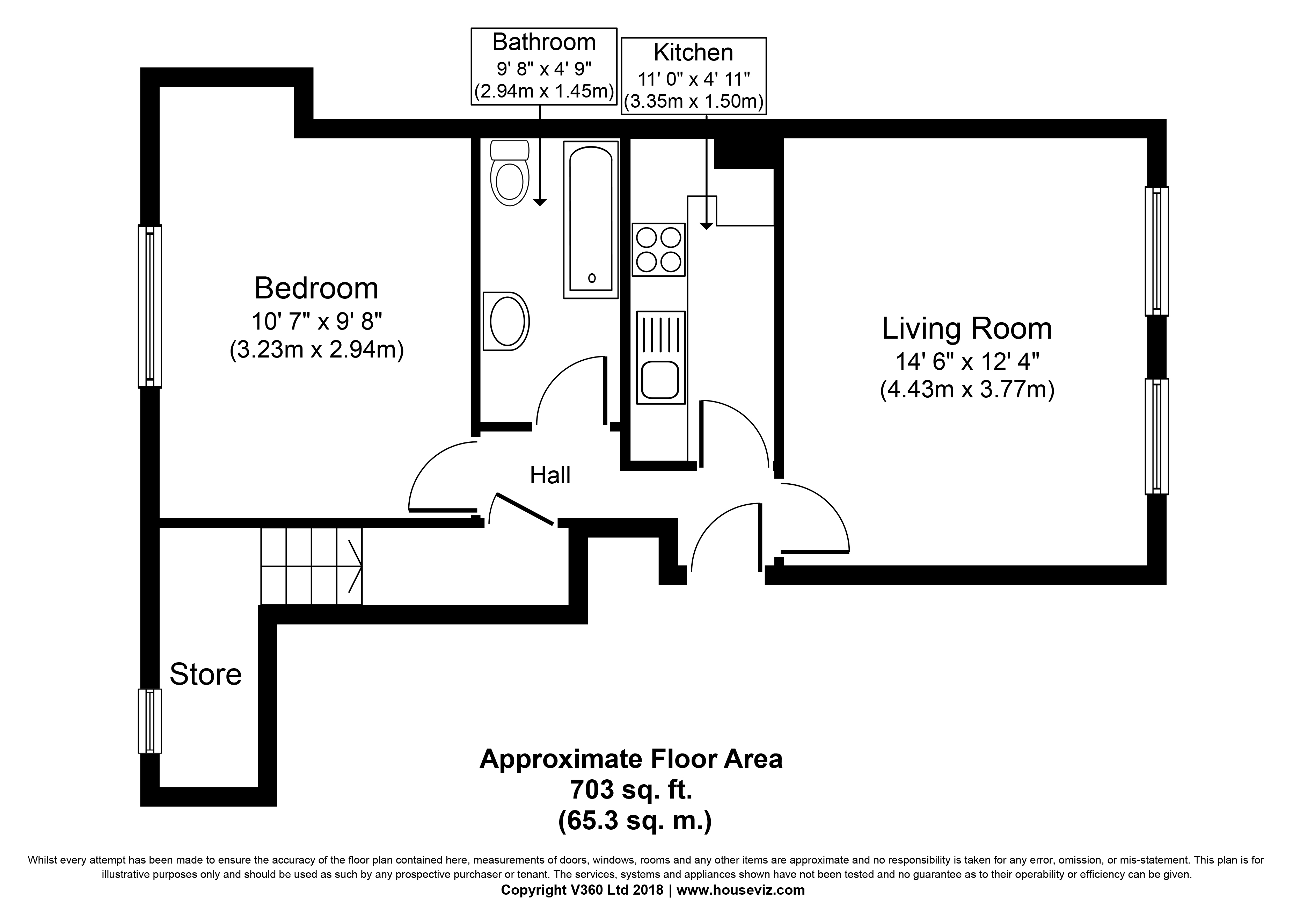1 Bedrooms Flat to rent in Park Street, Bath BA1