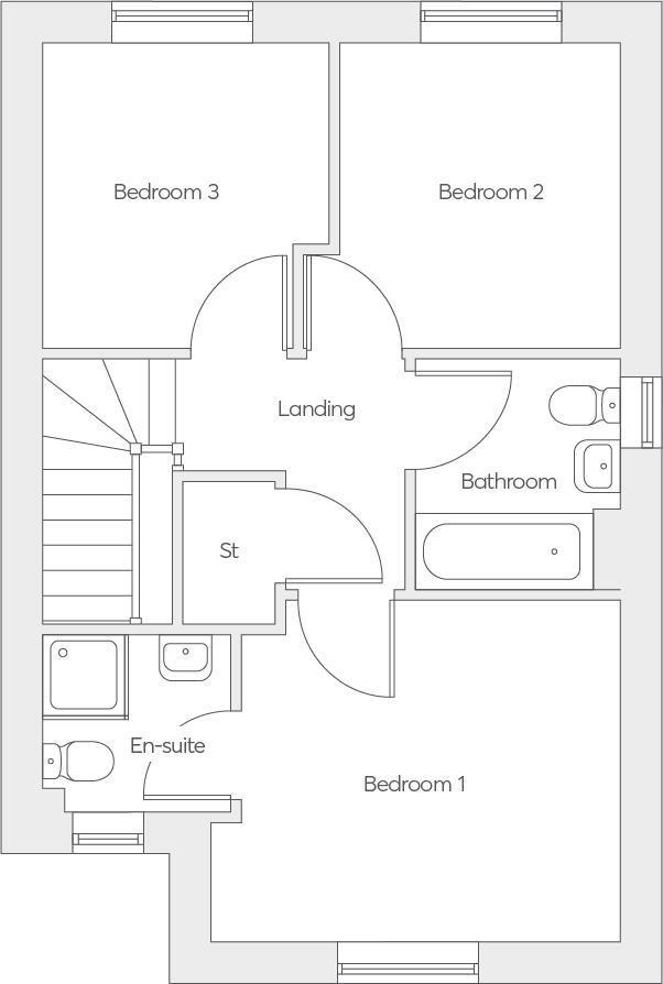 257, Off Trunk Road (A1085), Middlesbrough floorplan