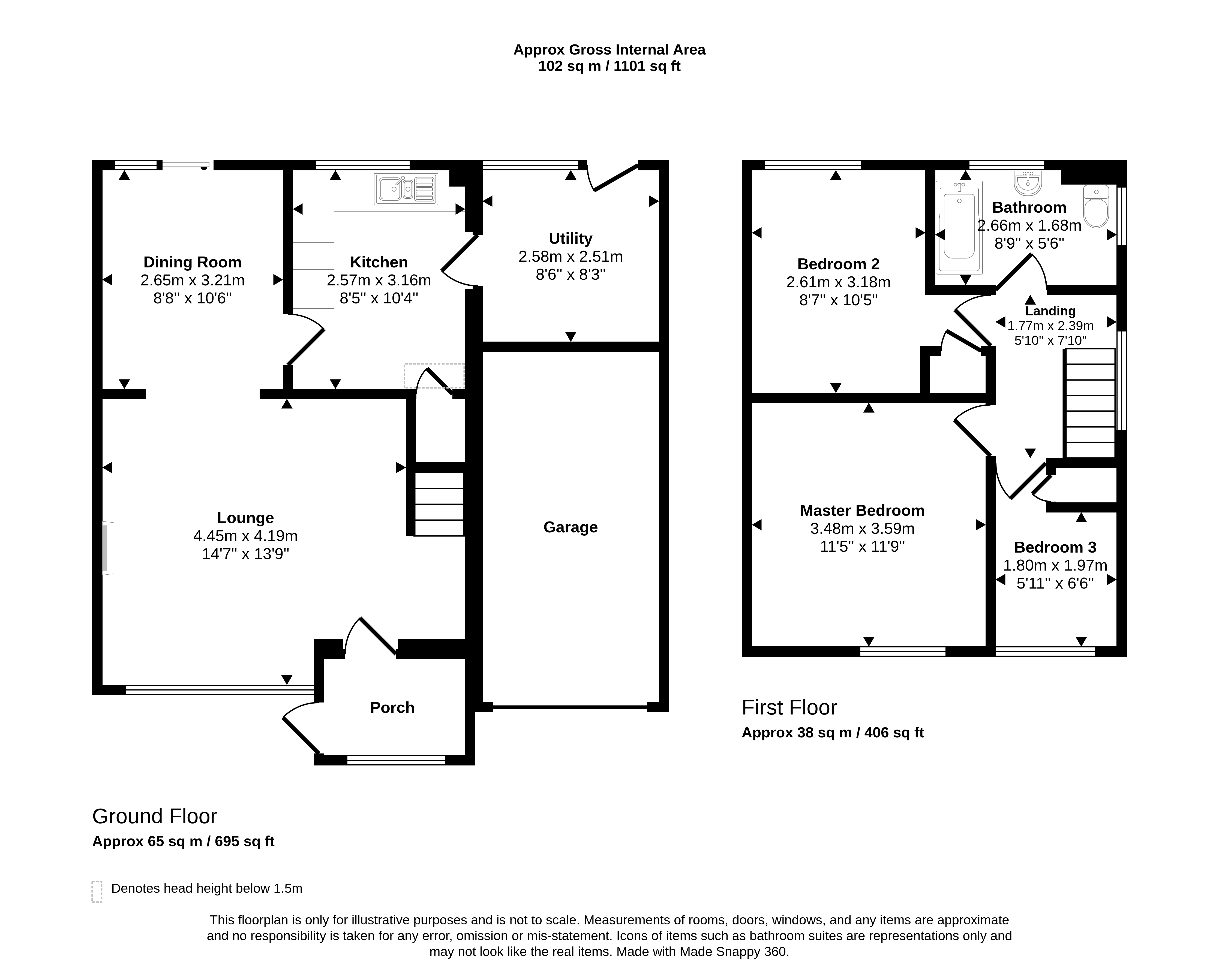 13, Abingdon Court, Newcastle upon Tyne floorplan