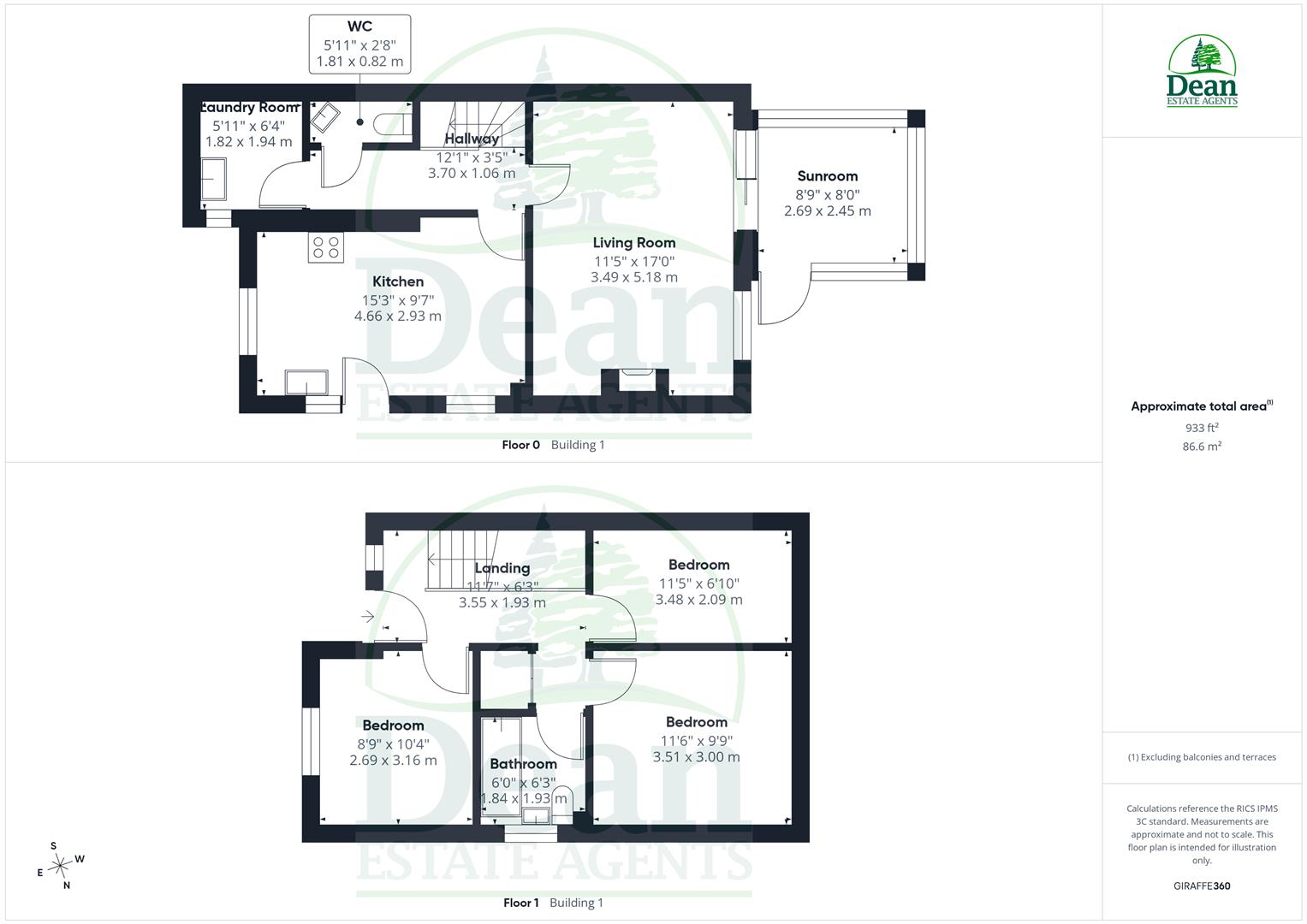 107, Coombe Drive, Cinderford floorplan