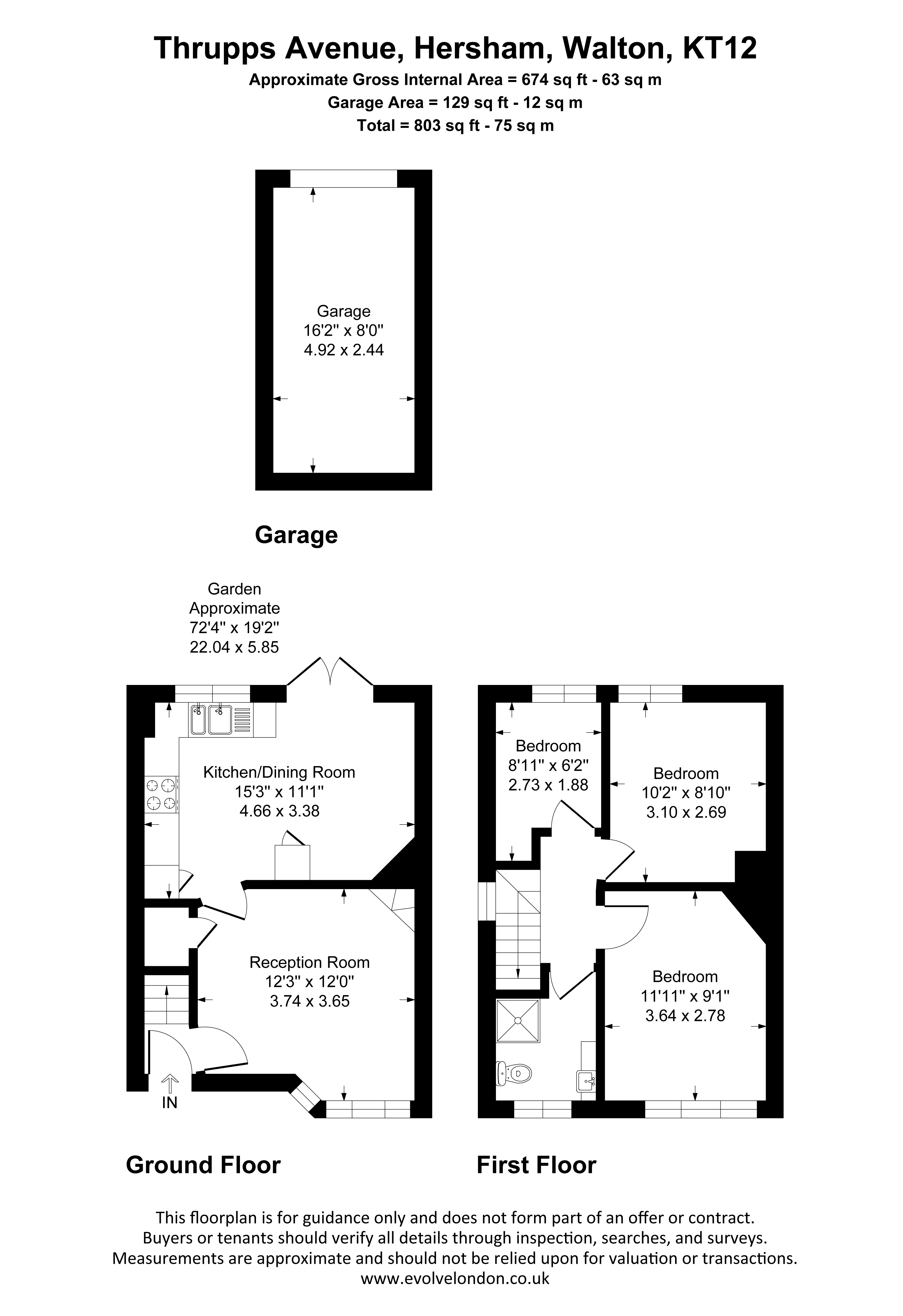 14, Thrupps Avenue, Surrey floorplan