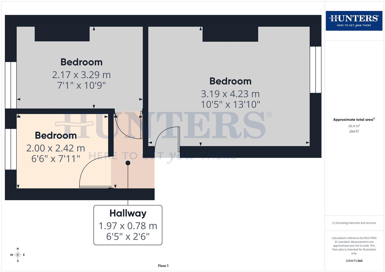 3A, Humber Street, Newcastle Upon Tyne floorplan