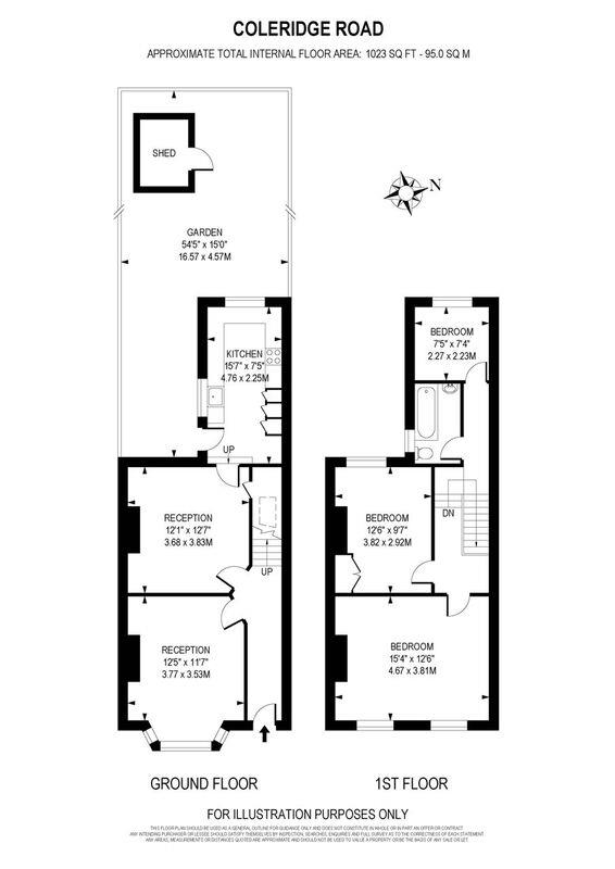 6, Coleridge Road, London floorplan