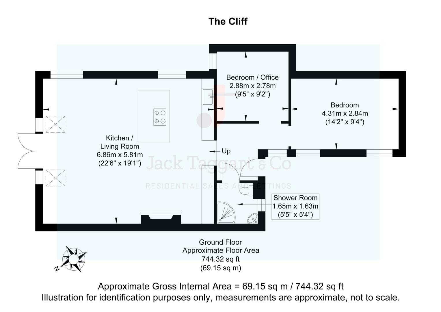 11a, The Cliff, Brighton floorplan