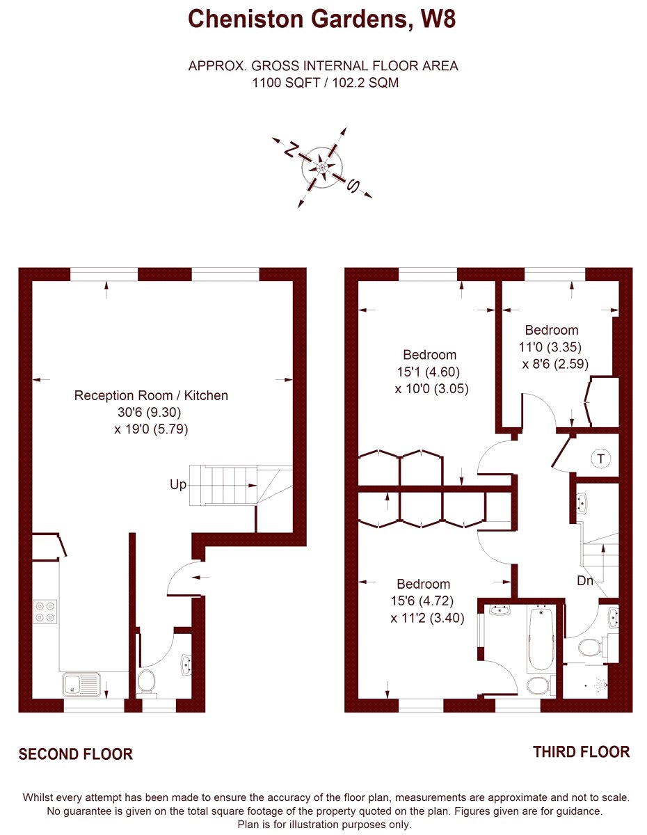 3 Bedrooms Flat to rent in Cheniston Gardens, London W8