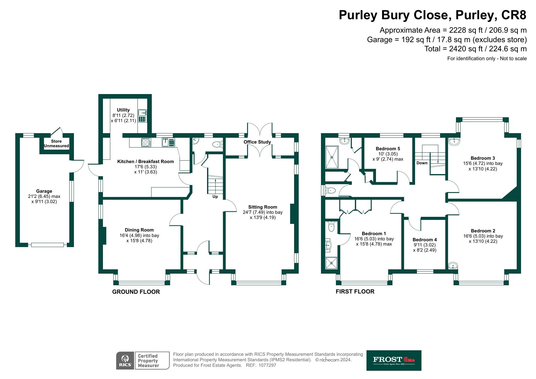 41, Purley Bury Close, Purley floorplan