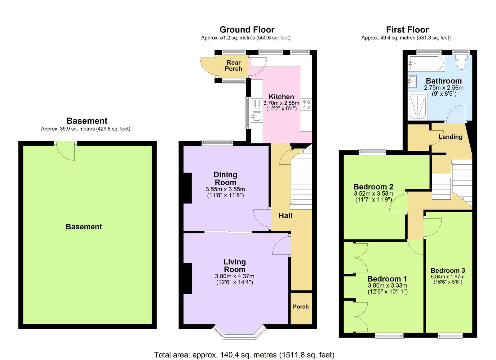 196, Callington Road, Saltash floorplan