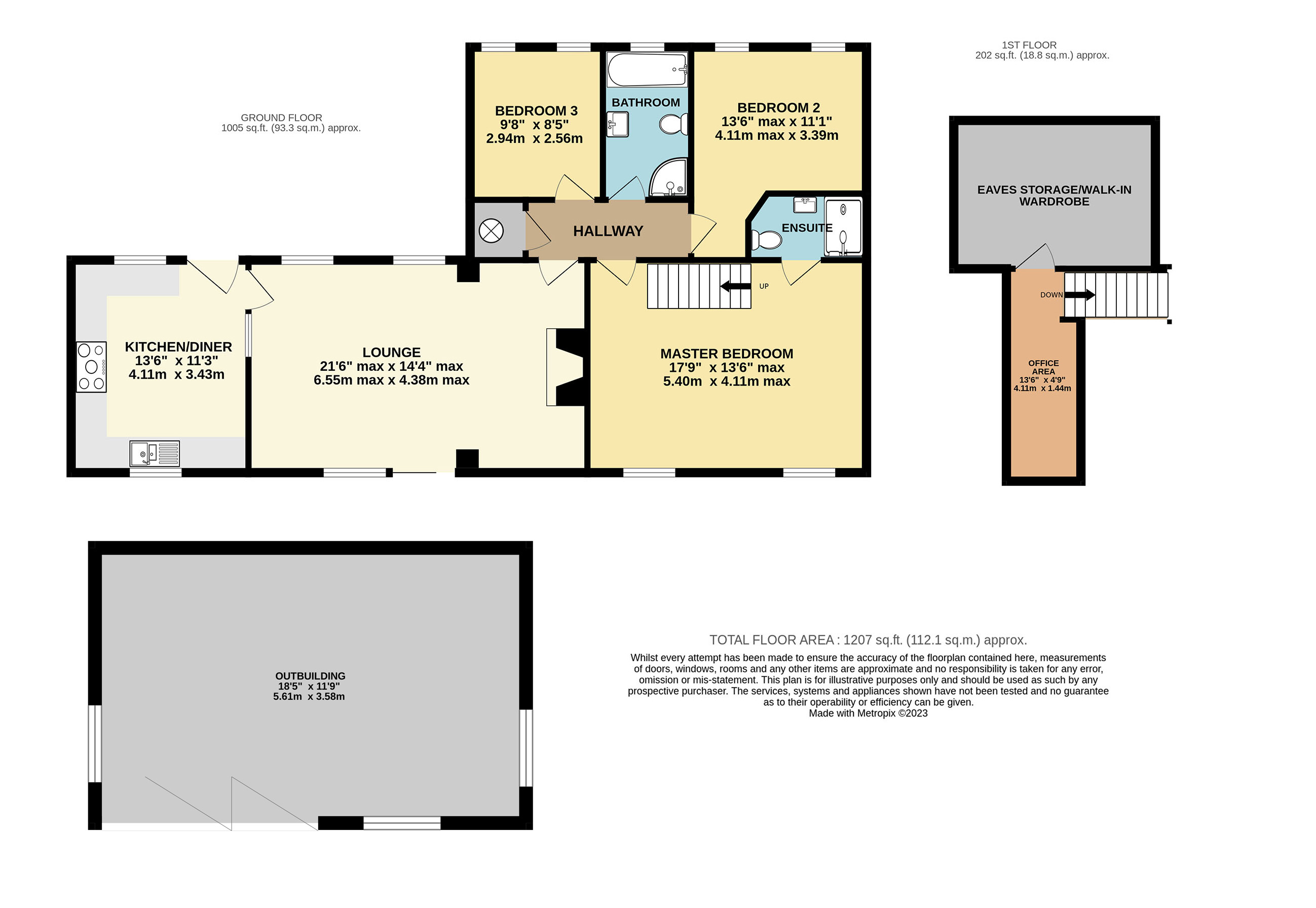 The Bramblings, Barff Farm, Selby floorplan