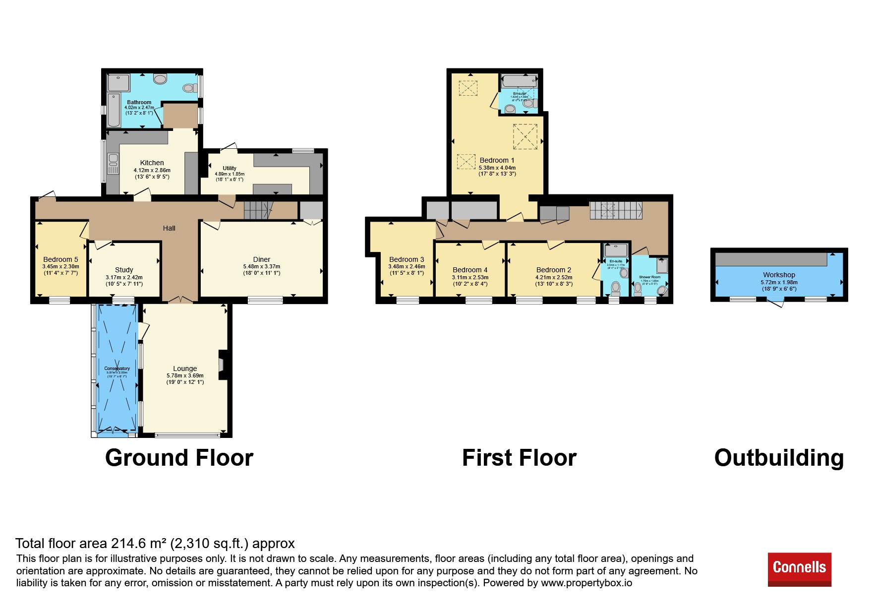 Little Firswood, Oak Hill Road, Torquay floorplan